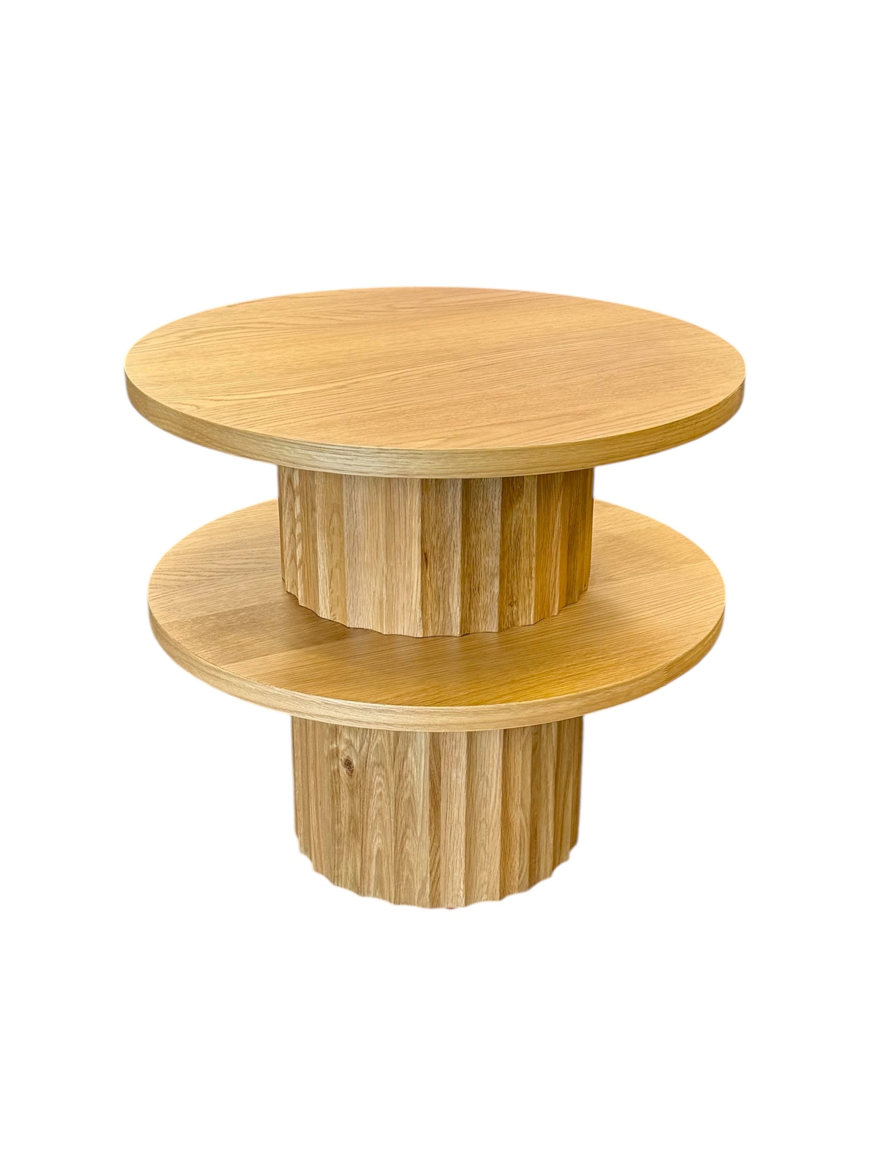 24 Inch Tiered Round Table