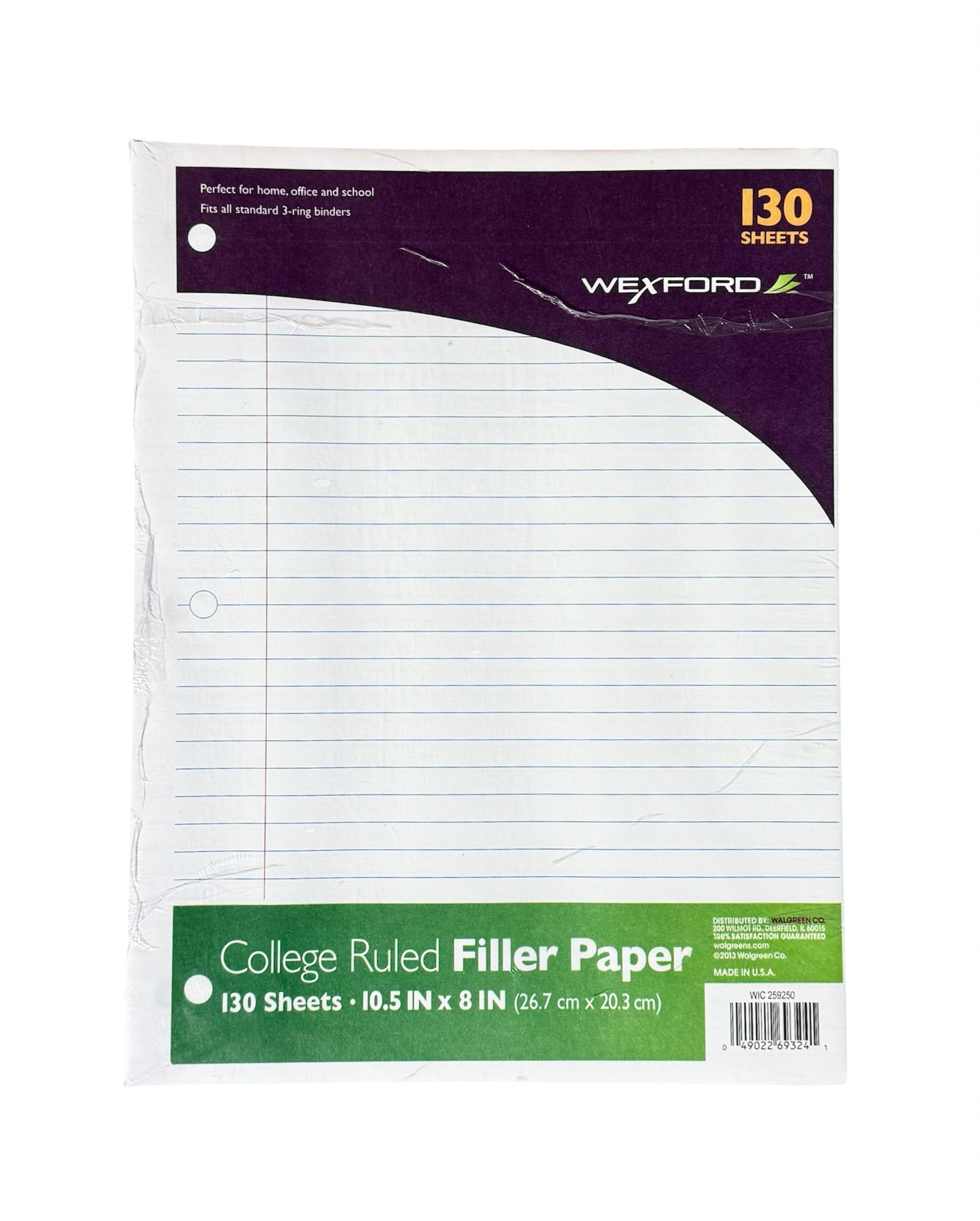 WEXFORD Filler Paper, 130 Sheets