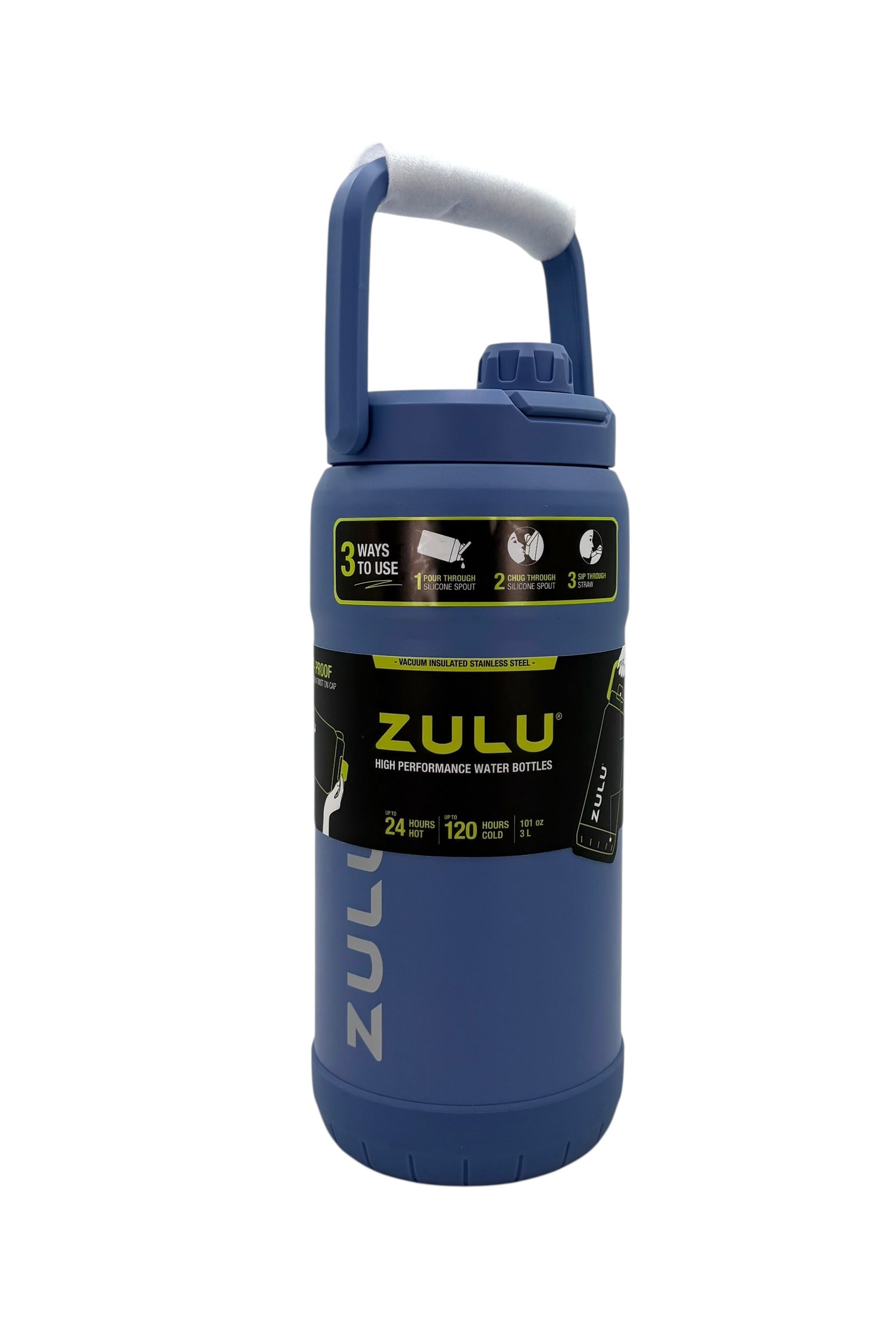 Zulu Mammoth 101 oz. Stainless Steel Water Jug