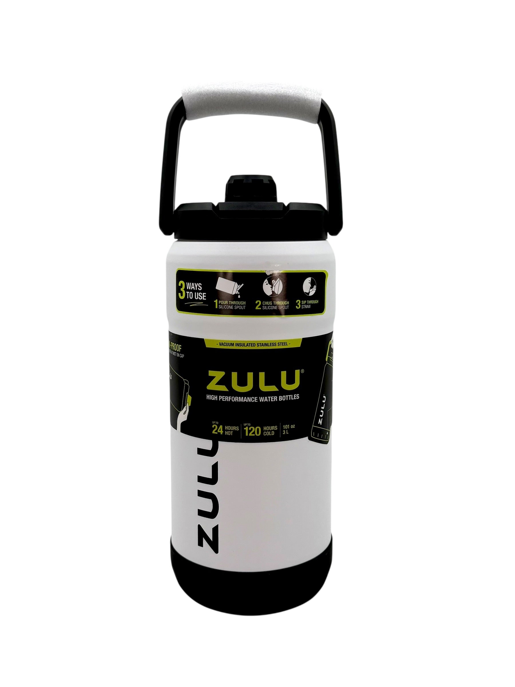 Zulu Mammoth 101 oz. Stainless Steel Water Jug