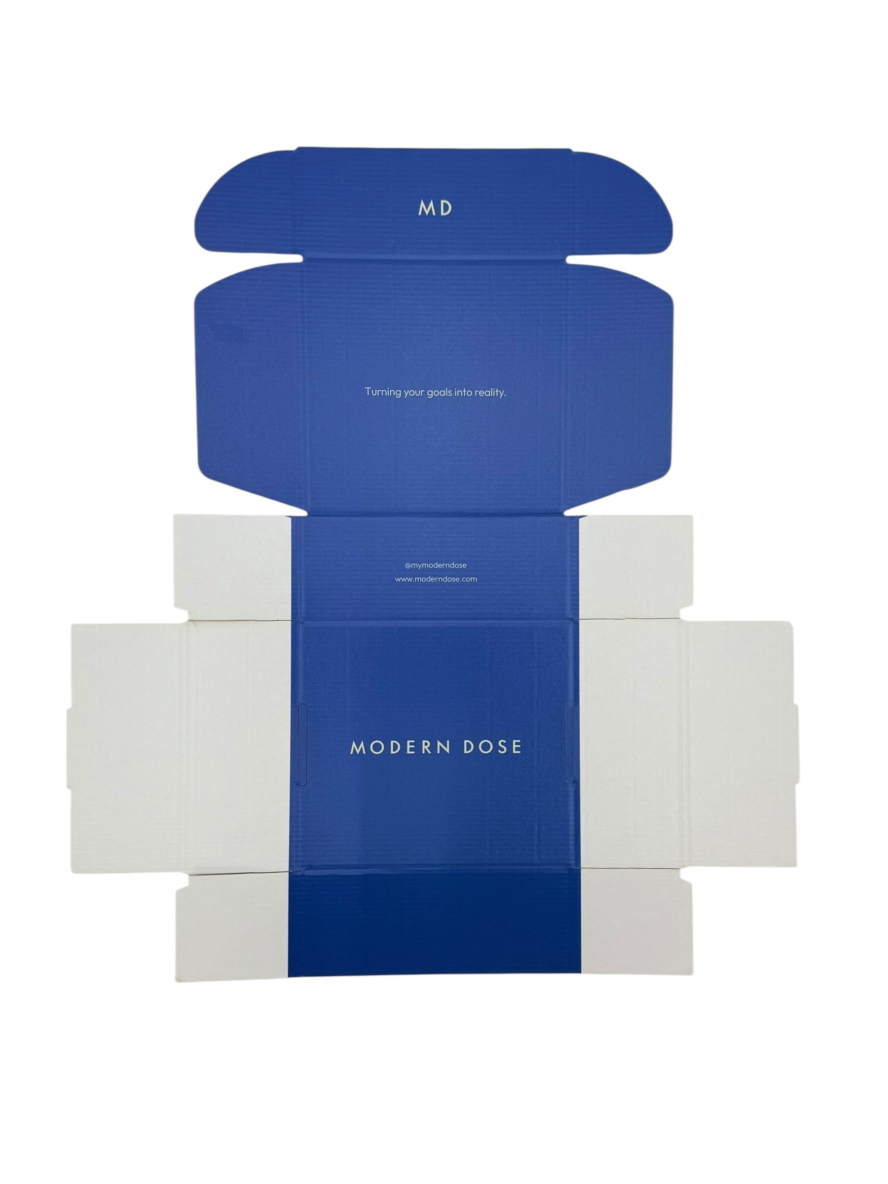 Flat-Pack Boxes, 8" x 7" x 3" - Bundle of 10 Boxes, Modern Dose Branded