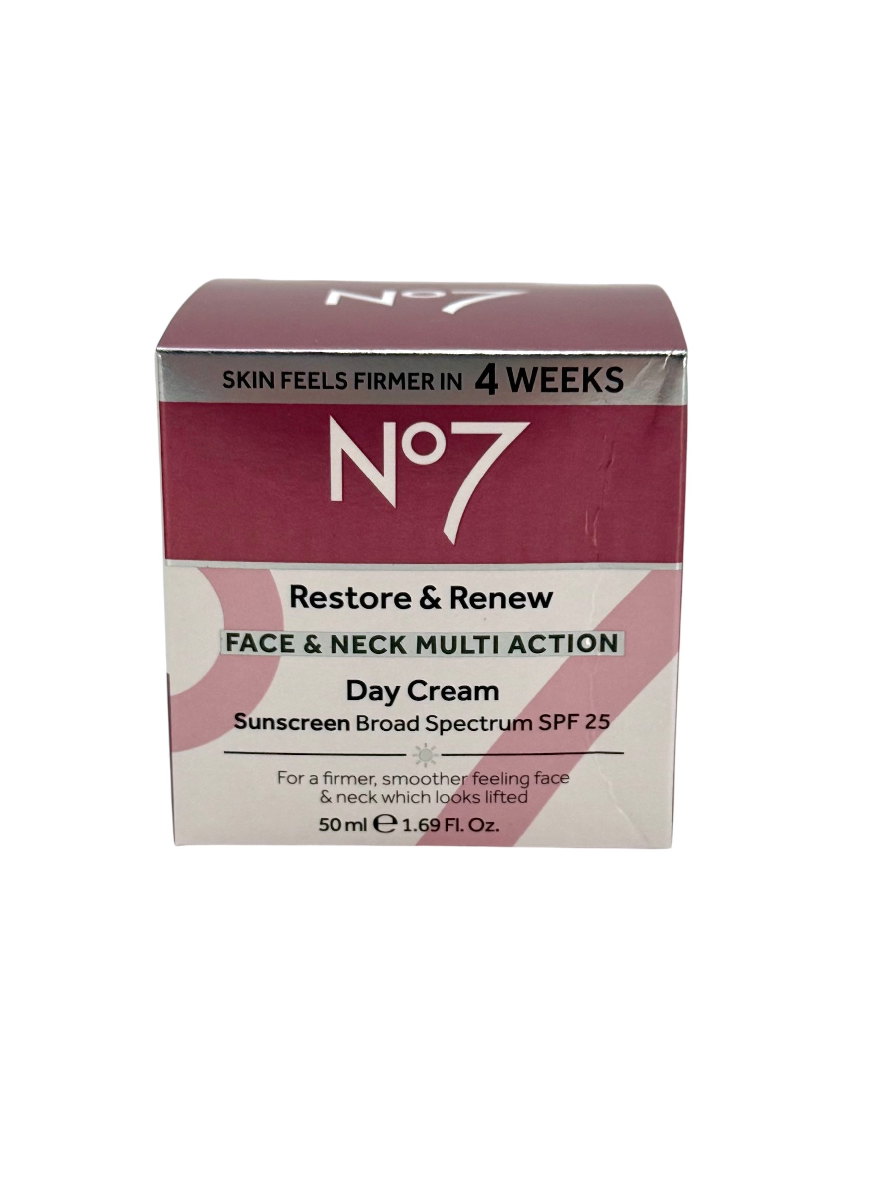 No 7 Face & Neck Multi Action Day Cream - 1.69 fl. oz. Jar