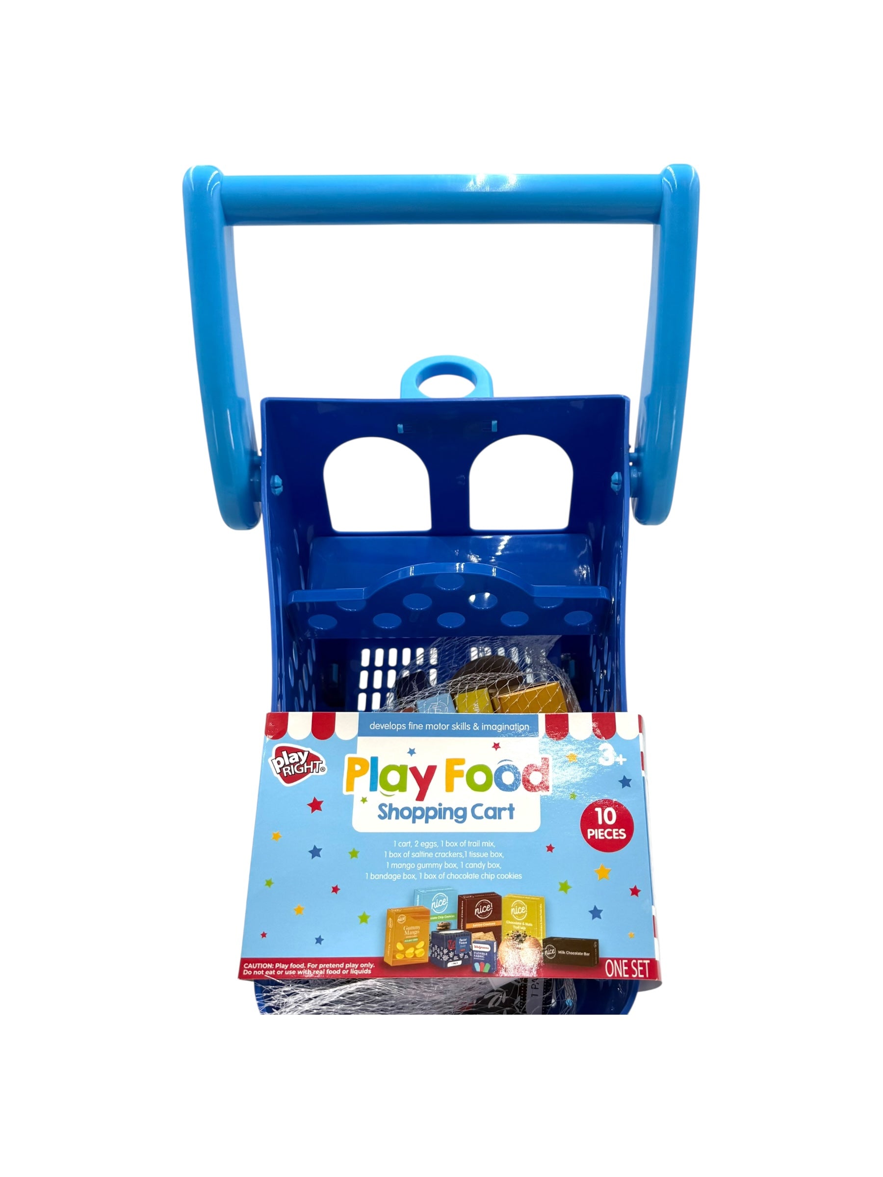 Play Right Shopping Cart With Food