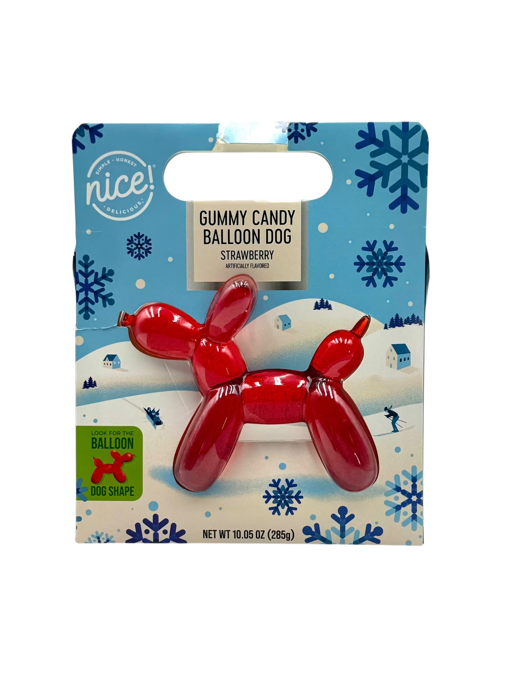 Gummy Candy Balloon Dog, Strawberry Flavored - 10.05 oz.