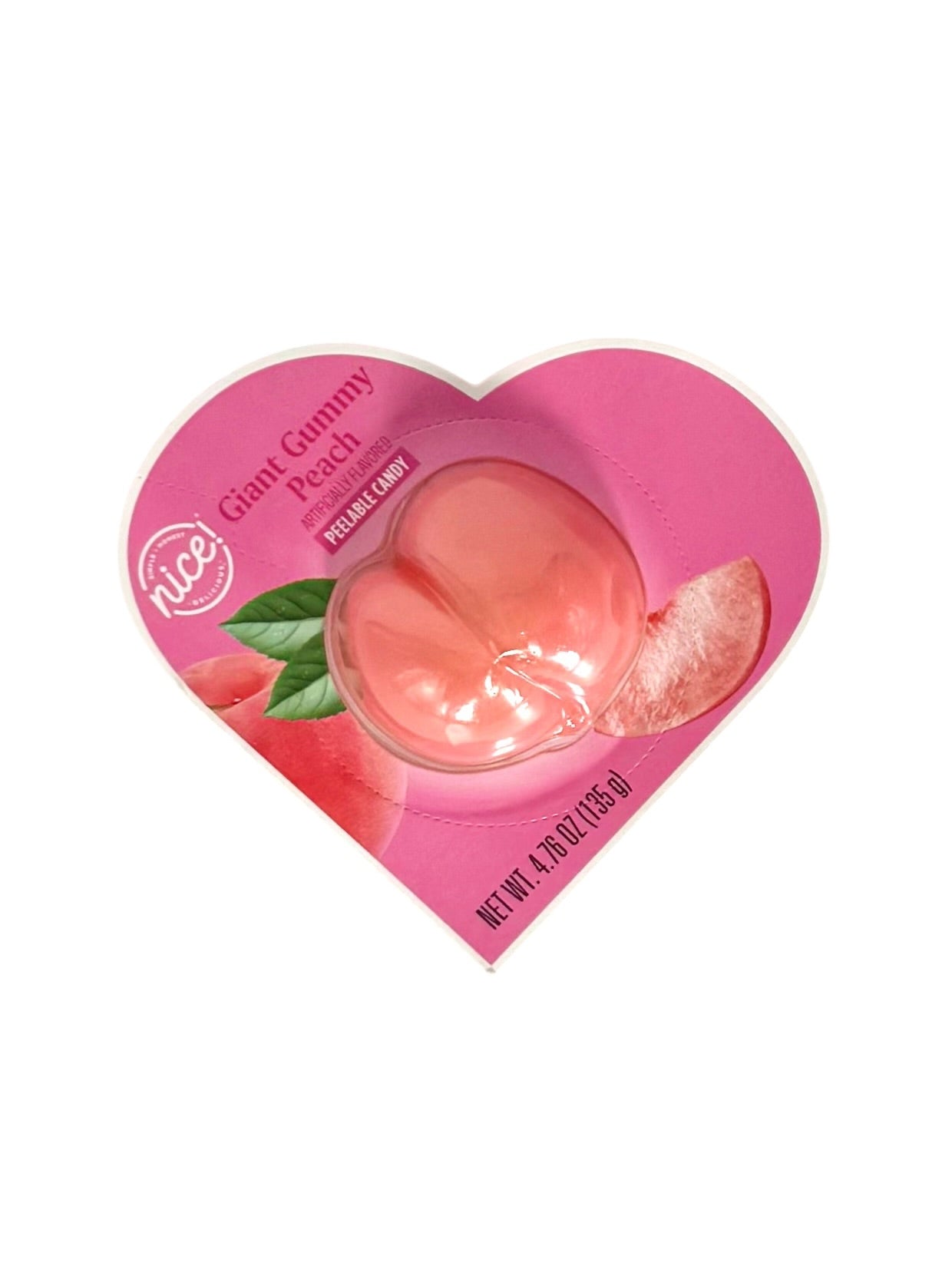 Giant Gummy Peach Peelable Candy, 4.76 oz.
