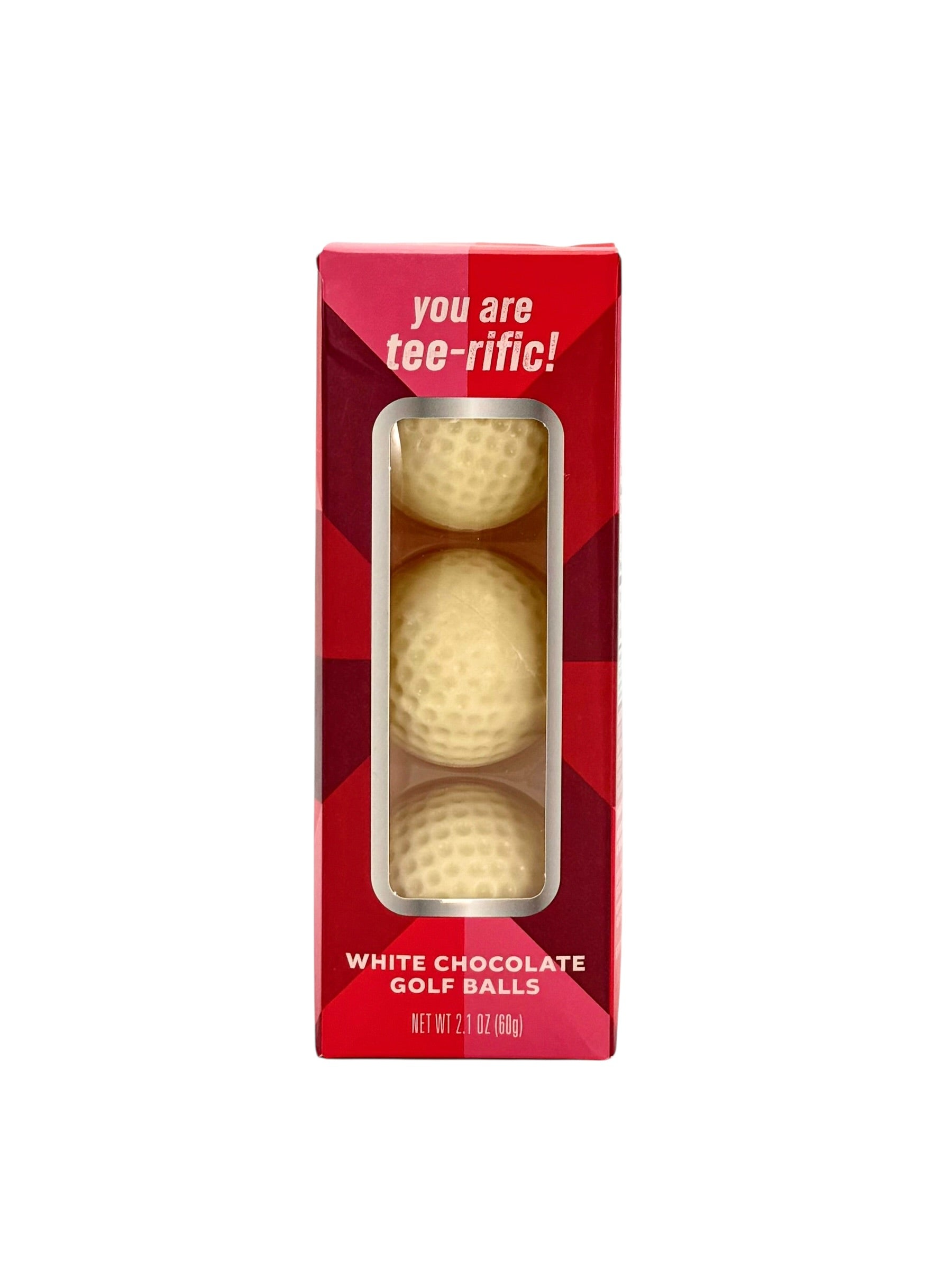 White Chocolate Golf Balls, 2.1 oz. Package