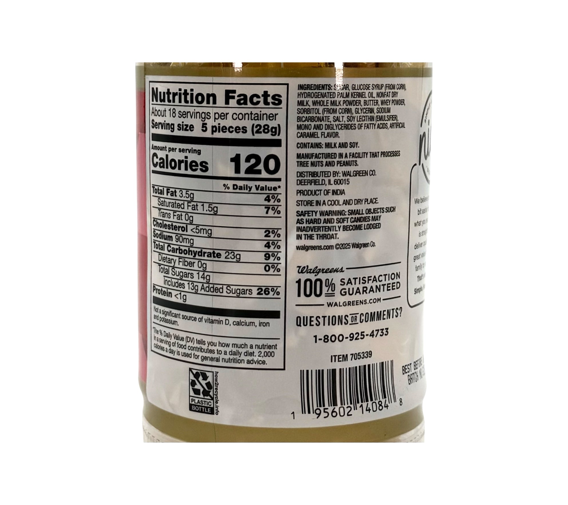 Caramel Toffees, 17.6 oz. Bottle-Shaped Package