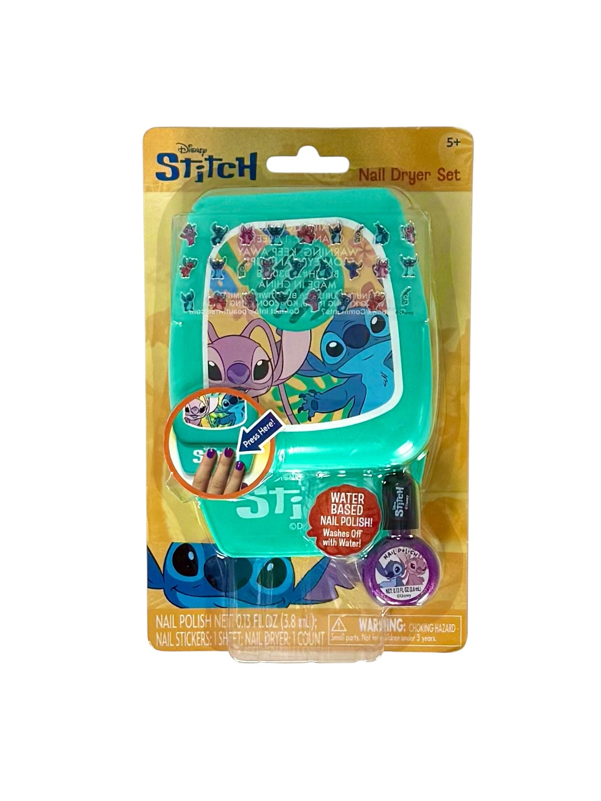 Disney Stitch Nail Dryer Set