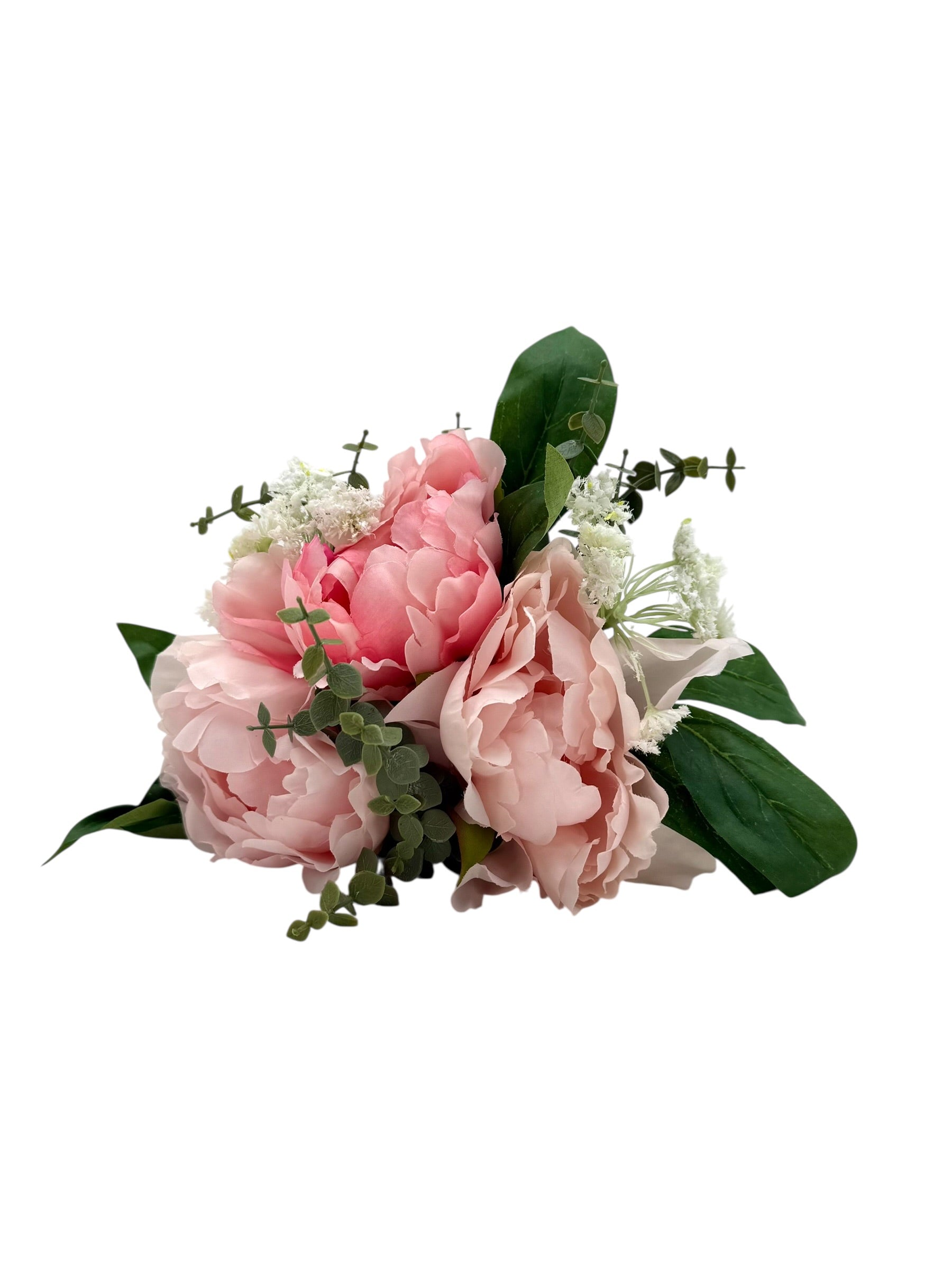Artificial Flower Bouquet, 10" Pink & White - IKEA Smycka