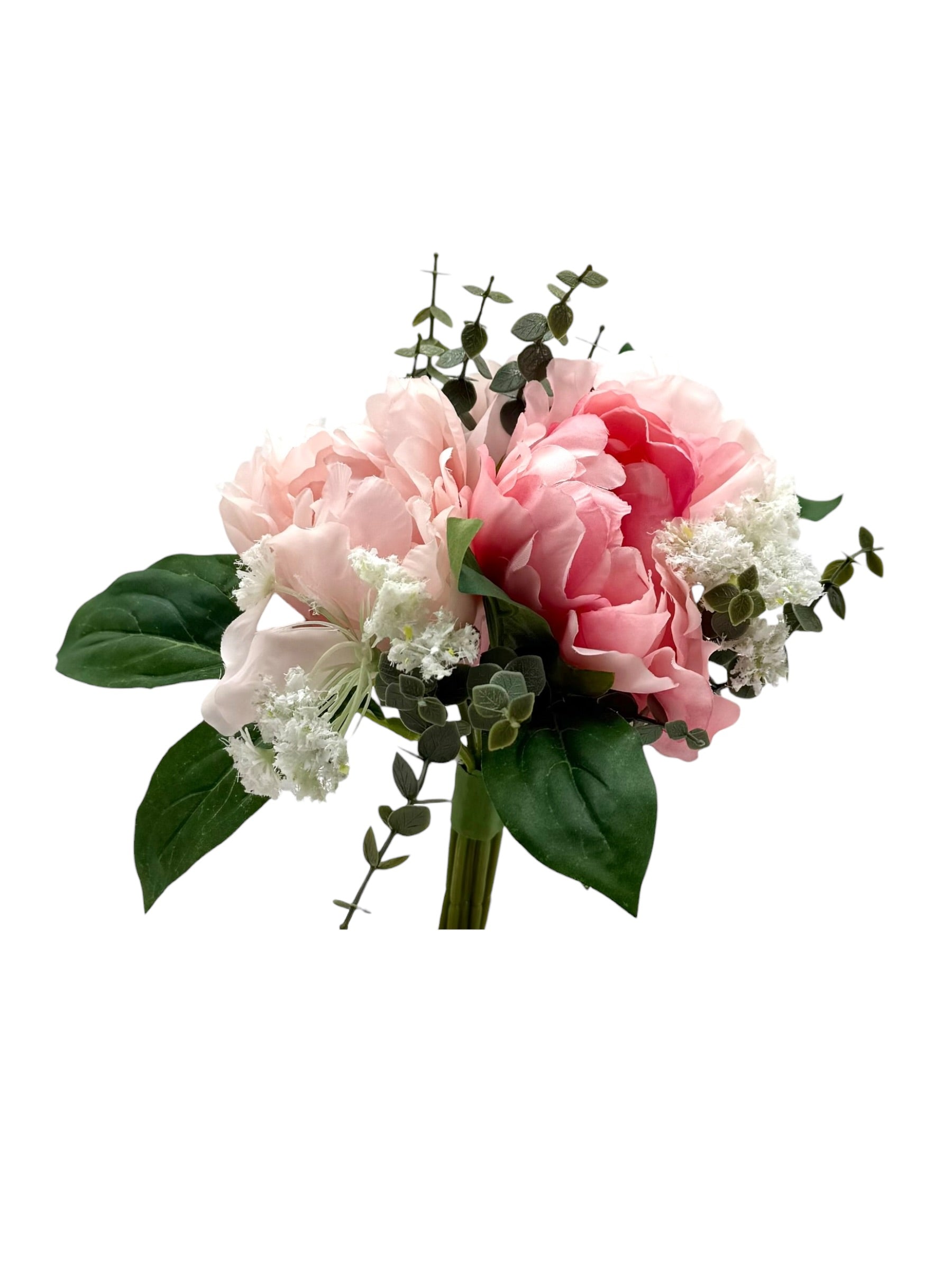 Artificial Flower Bouquet, 10" Pink & White - IKEA Smycka