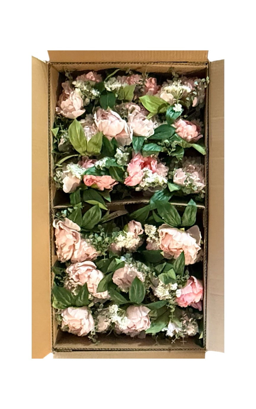 Artificial Flower Bouquet, 10" Pink & White - IKEA Smycka