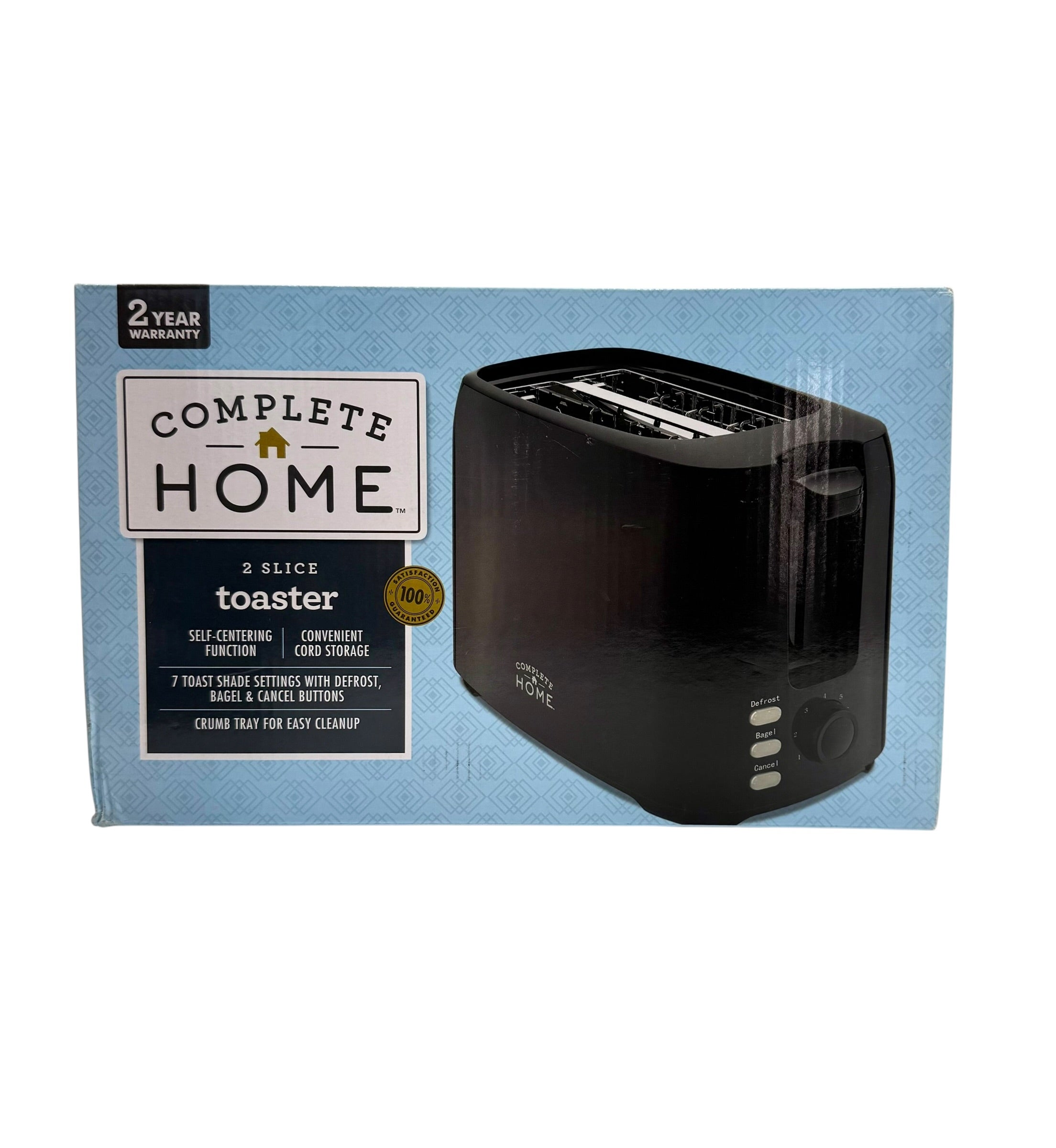 2 Slice Toaster, Complete Home Brand