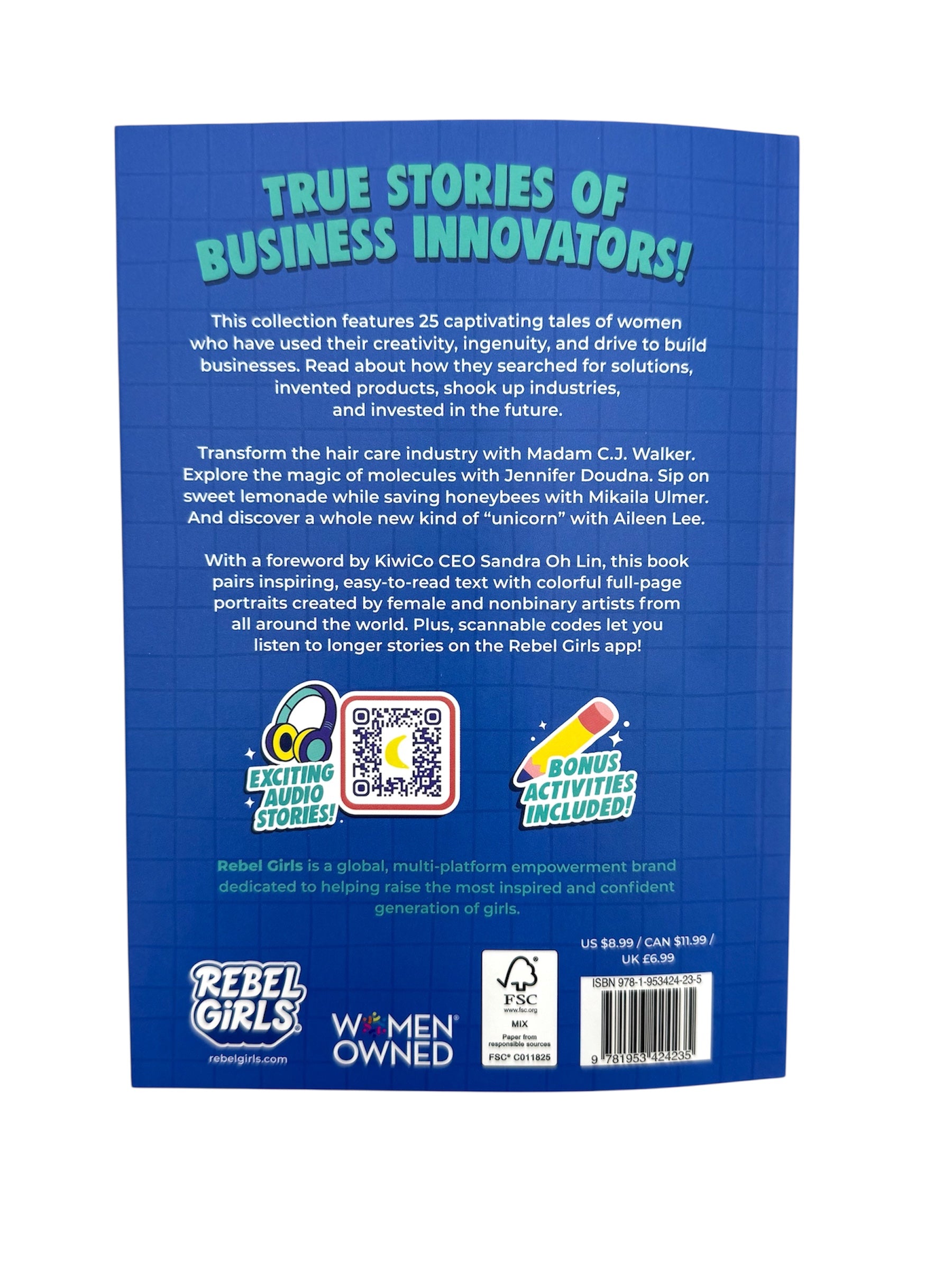 Awesome Entreprenueurs: 25 Takes of Women Building Businesses. Rebel Girls Books. Case of 70 books.