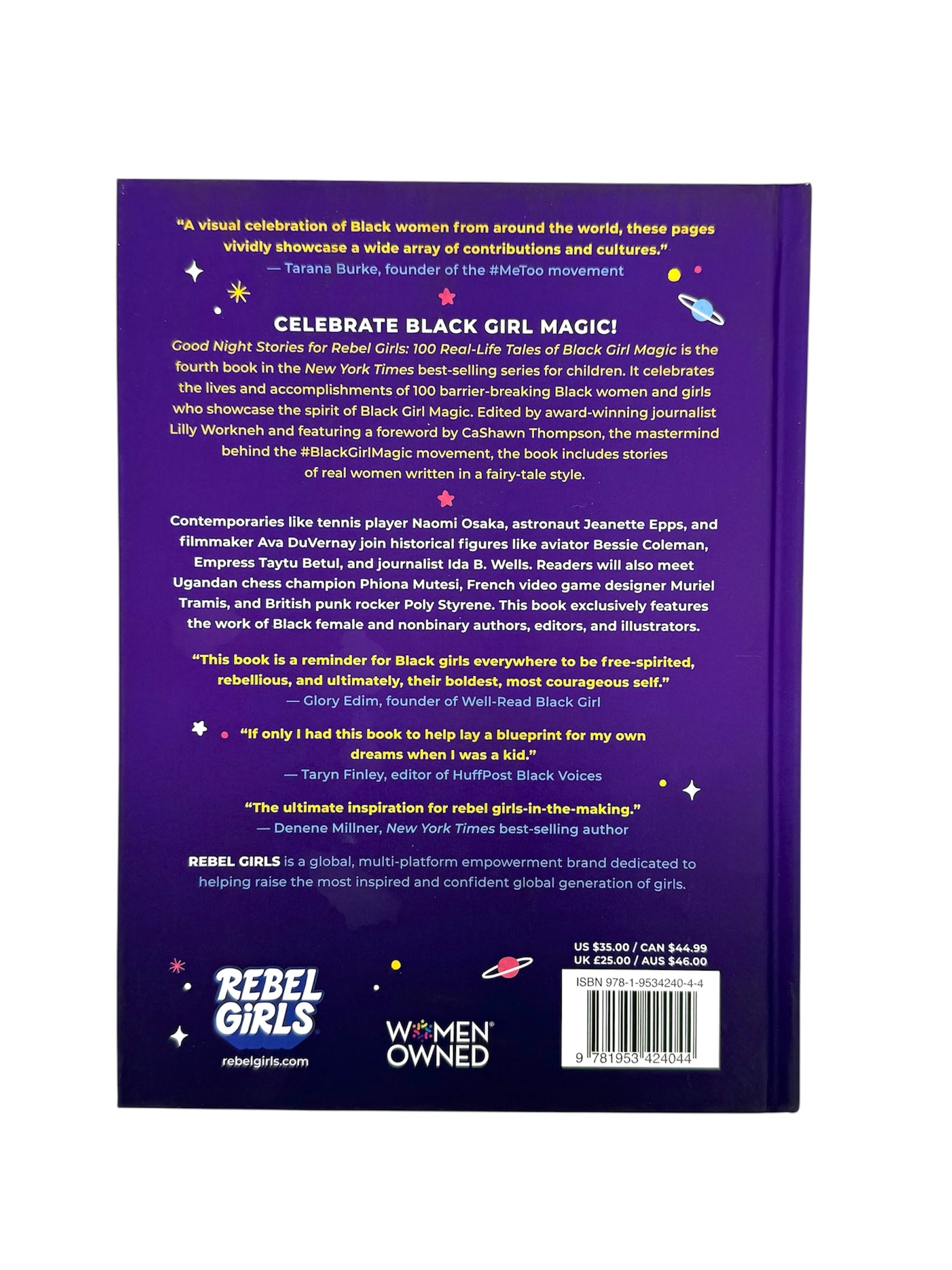 100 Real-Life Tales of Black Girl Magic. Goodnight Stories for Rebel Girls. Case of 18 Books.