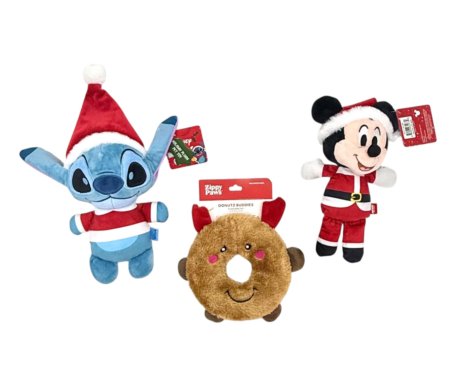 Plush Dog Toy, Christmas Themed - Assorted Styles