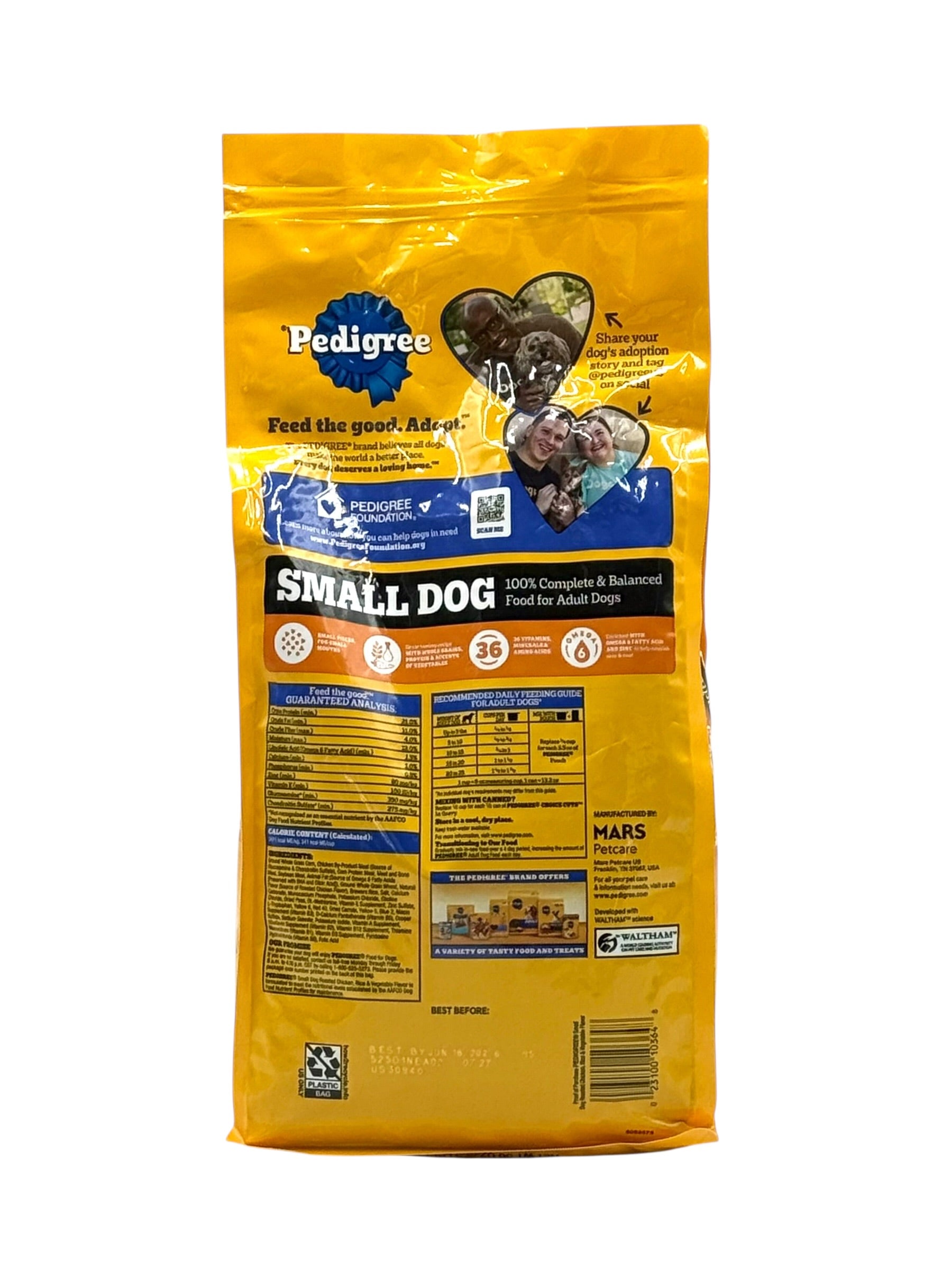 Pedigree Small Dog Food, 56 oz. Bag