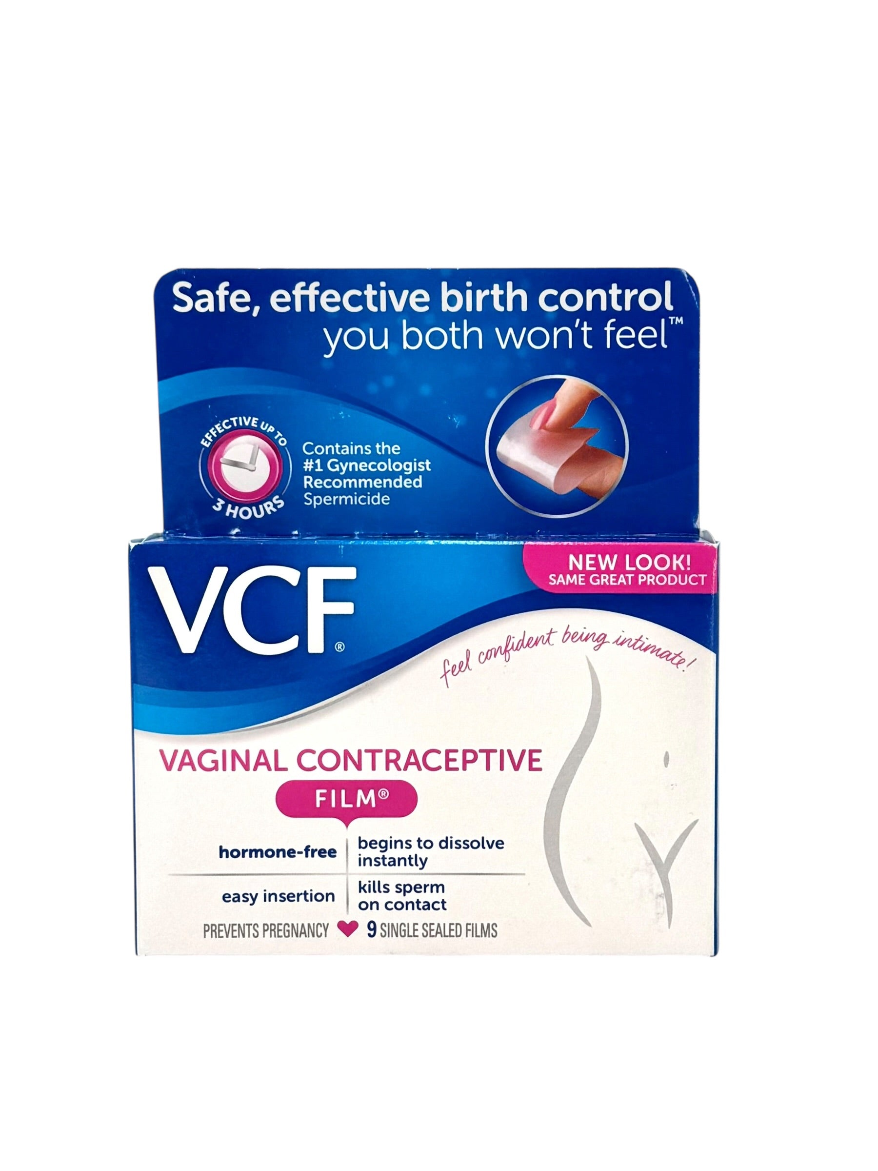 VCF Vaginal Contraceptive Film, Pack of 9 Films