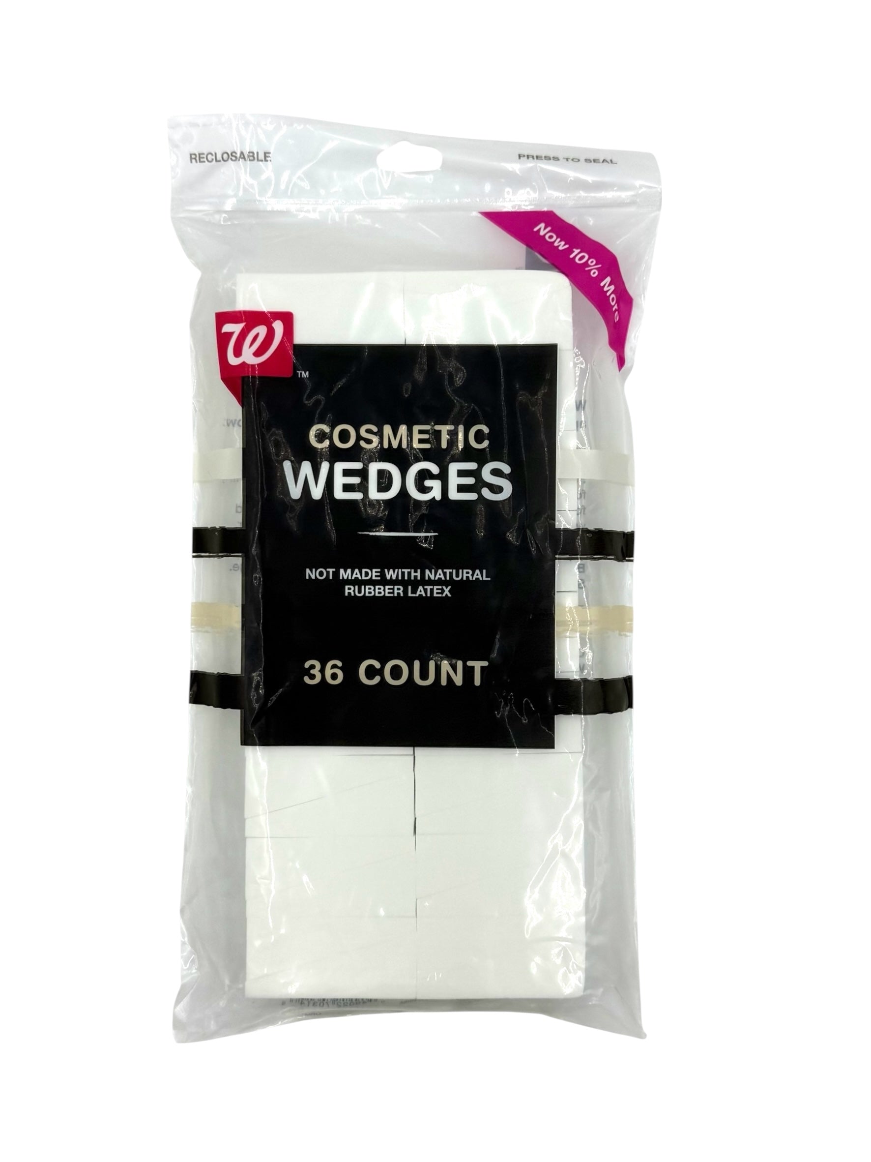 Cosmetic Wedges, 36 Count Package - Walgreens Brand