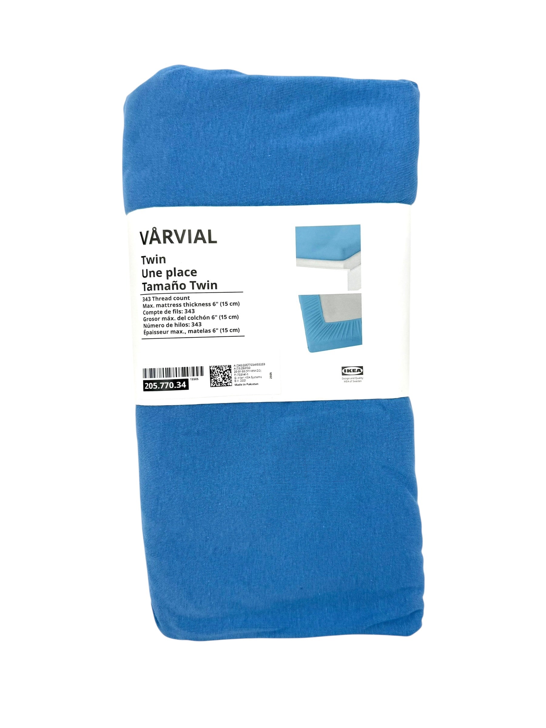 Fitted Sheet for Twin Daybed, Blue, Case of 14 - IKEA Vårvial