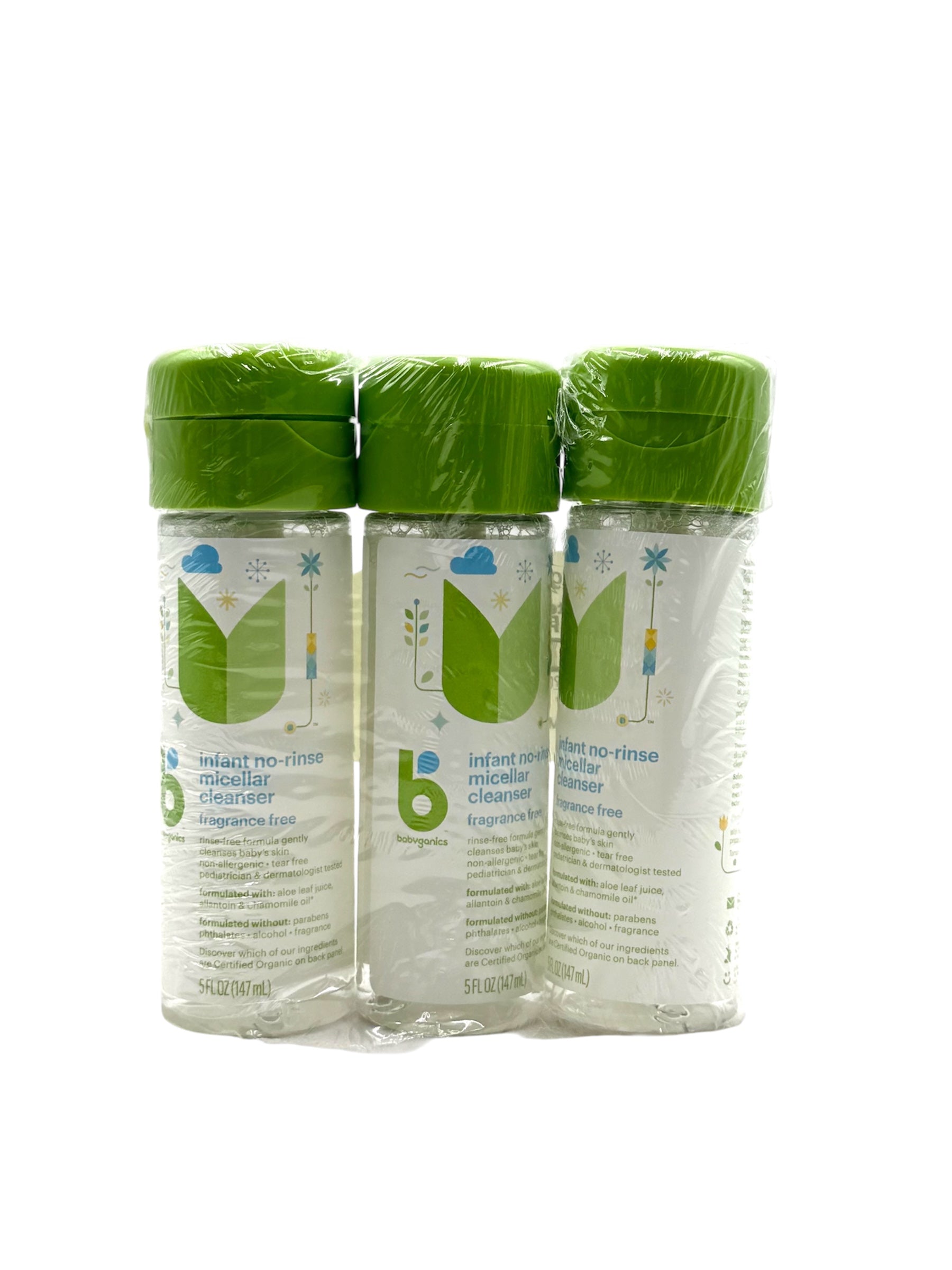 Infant No-Rinse Micellar Cleanser - 5 fl. oz Bottle, Pack of 3 Bottles