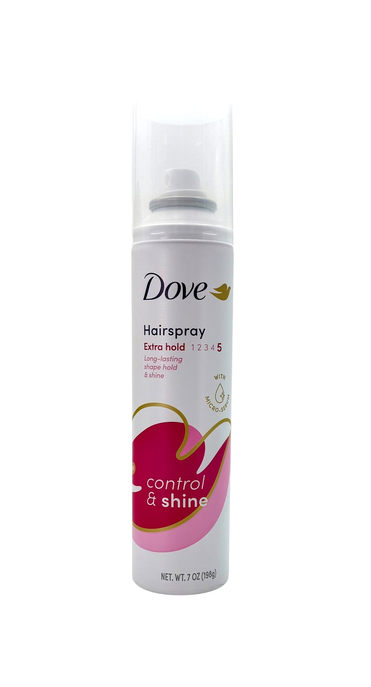 Dove Control & Shine Extra Hold Hairspray - 7 oz. Can, Case of 12 Cans