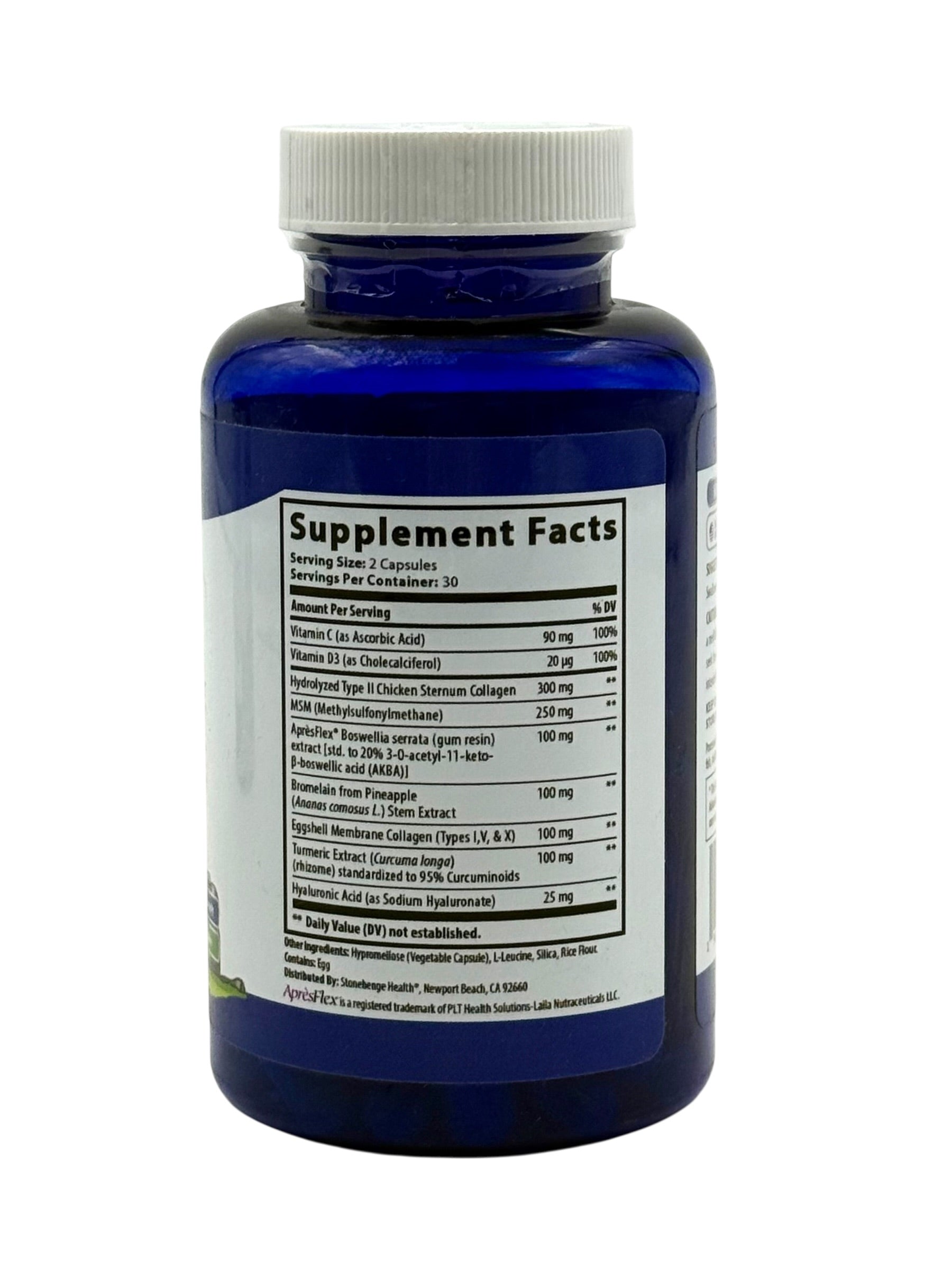 Dynamic Joint Supplement, Stonehenge Health - Bottle of 60 Capsules