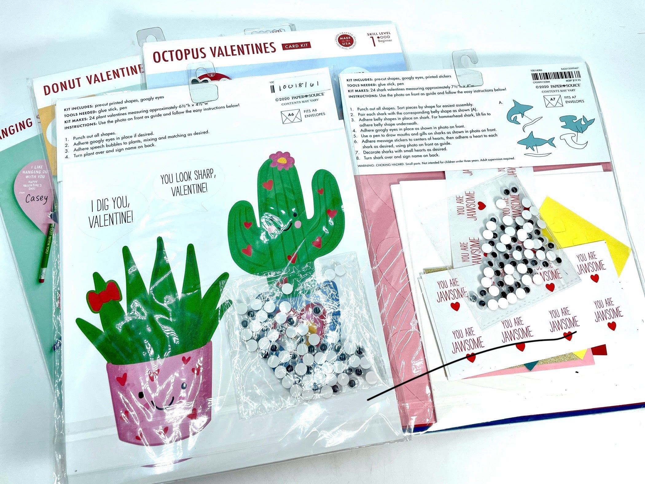 Valentine Card Kit, Paper Source, Assorted