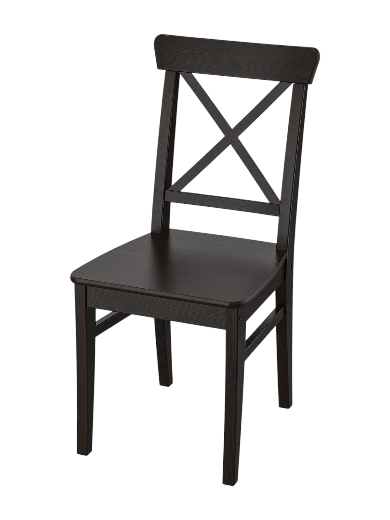 Pallet: Wood Chairs, Brown/Black - IKEA Ingolf, 36 Chairs