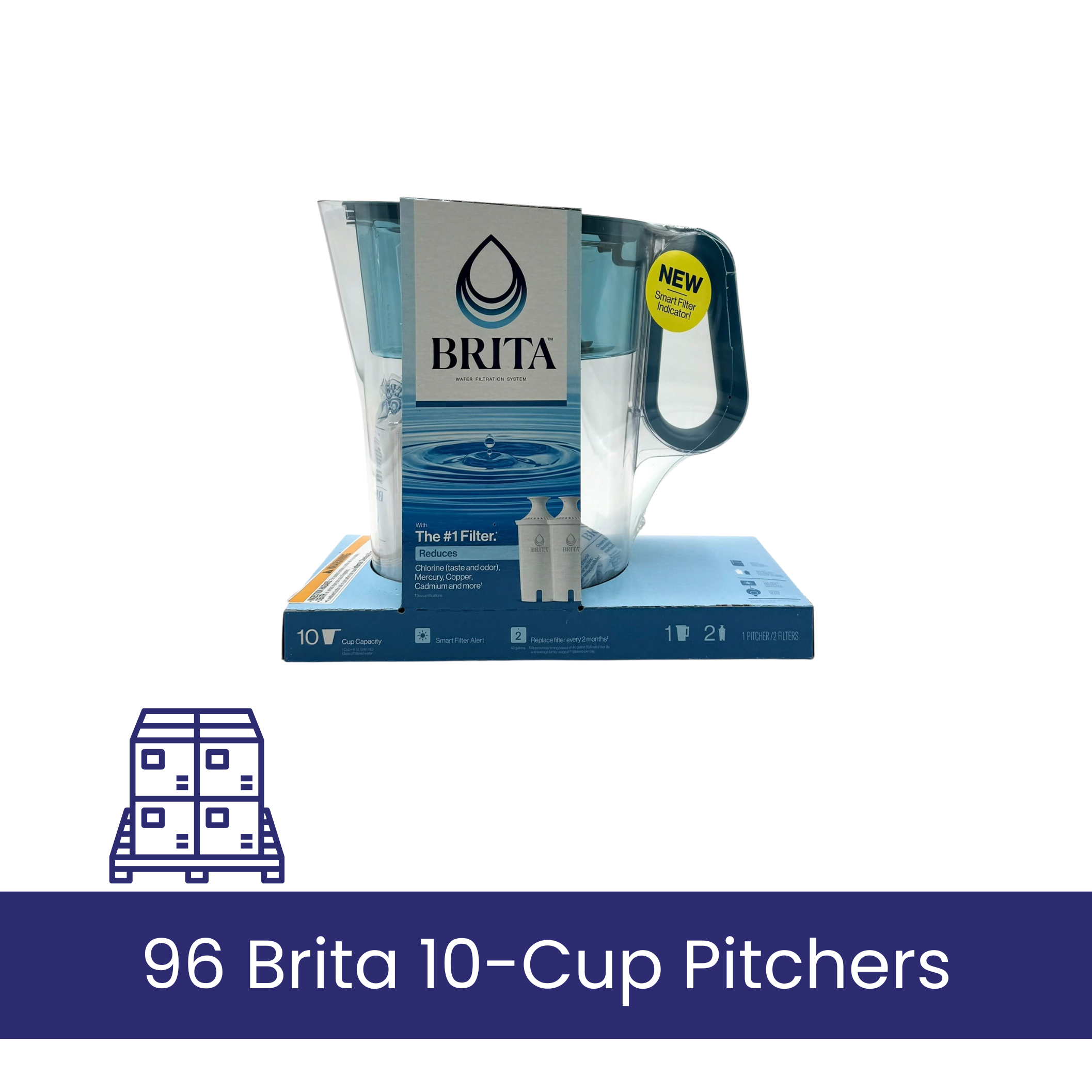 Brita Wave 10 Cup Water Filter Pitcher