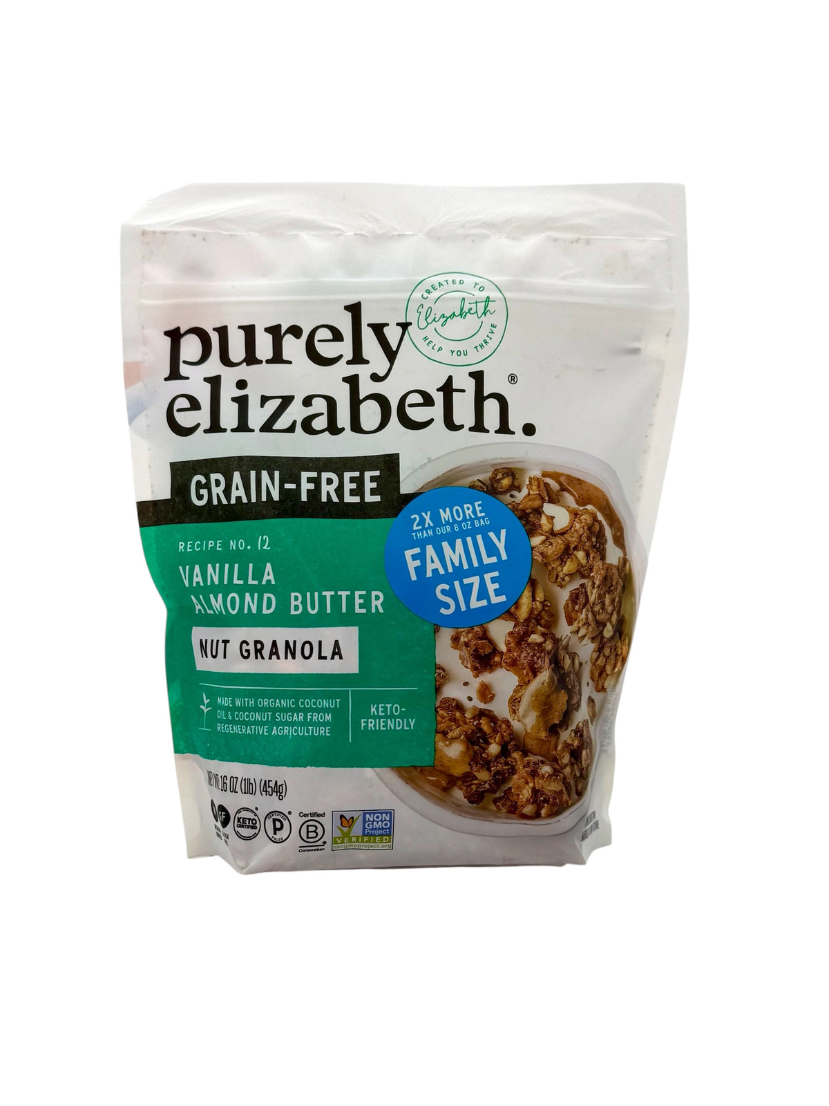 Vanilla Almond Butter Granola, Purely Elizabeth