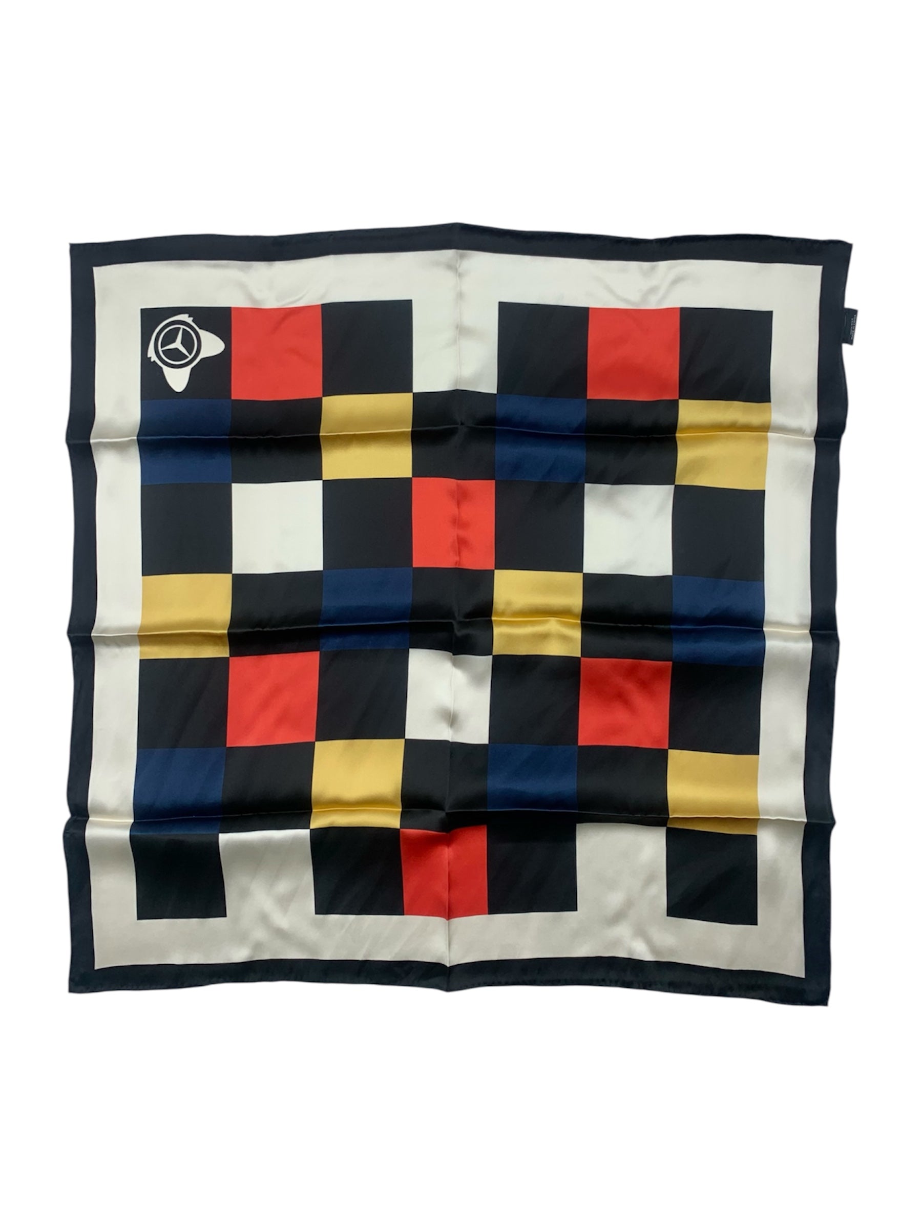 Silk Scarf, Mercedes Benz Logo