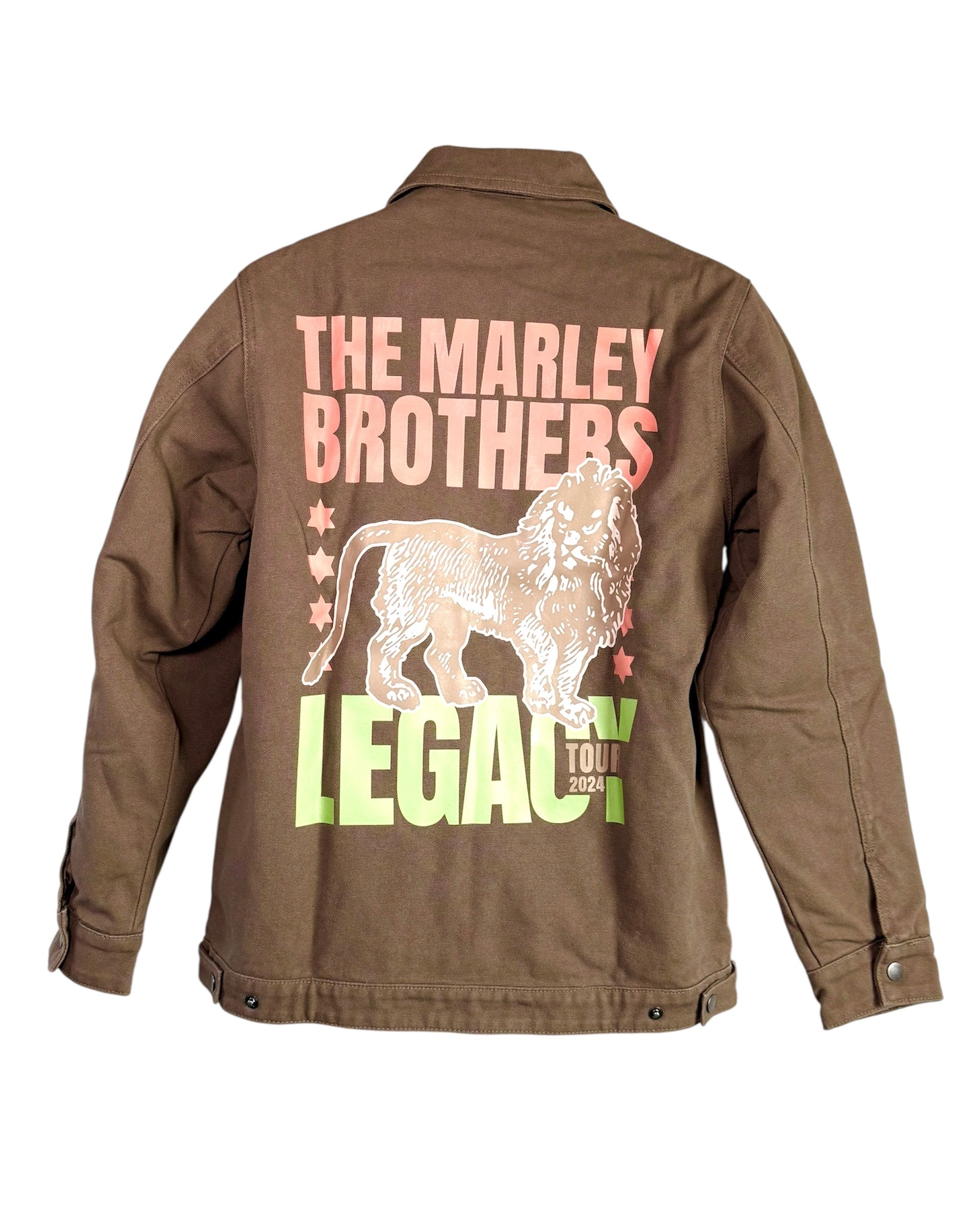 Brown Canvas Jacket, Marley Brothers Legacy Tour, Marley Brothers Legacy Tour