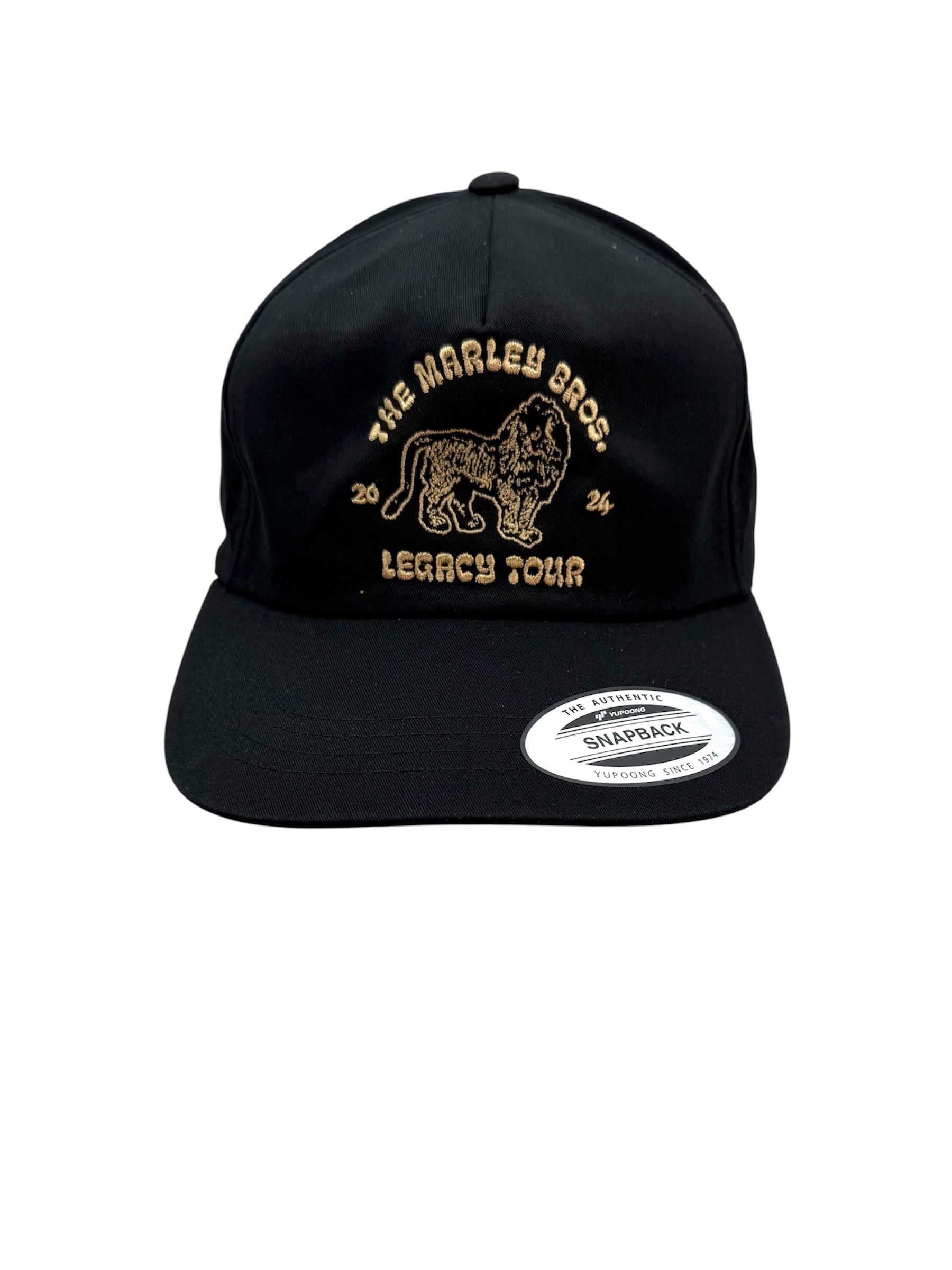 Black Snapback Hat / Cap, Marley Brothers Legacy Tour