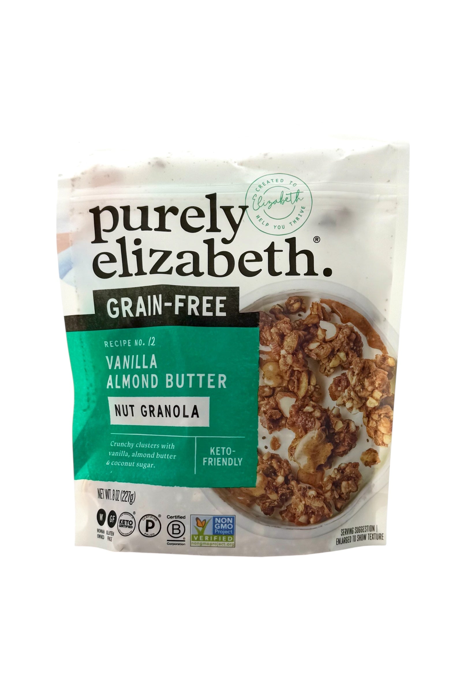 Vanilla Almond Butter Granola, Purely Elizabeth