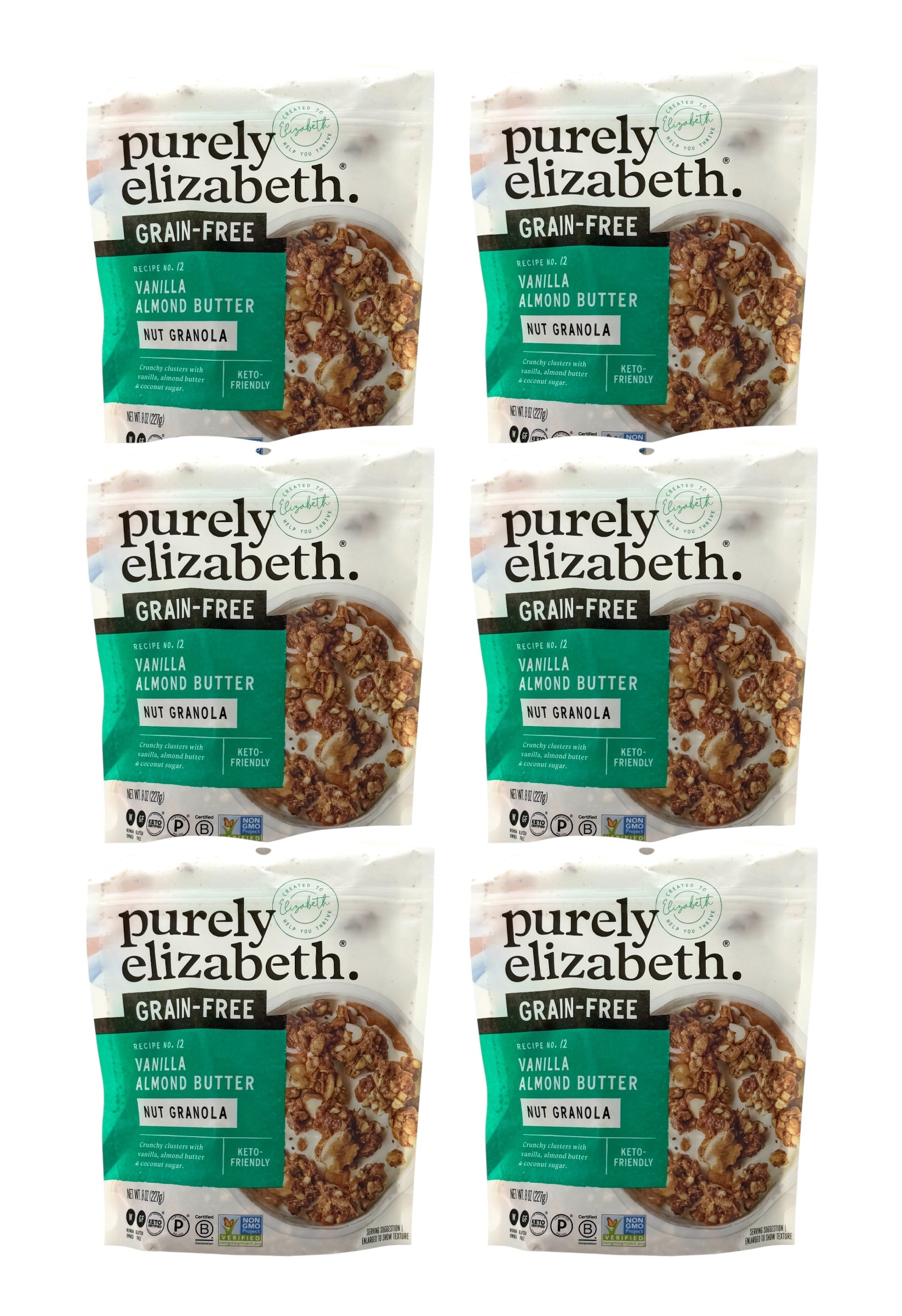 Vanilla Almond Butter Granola, Purely Elizabeth