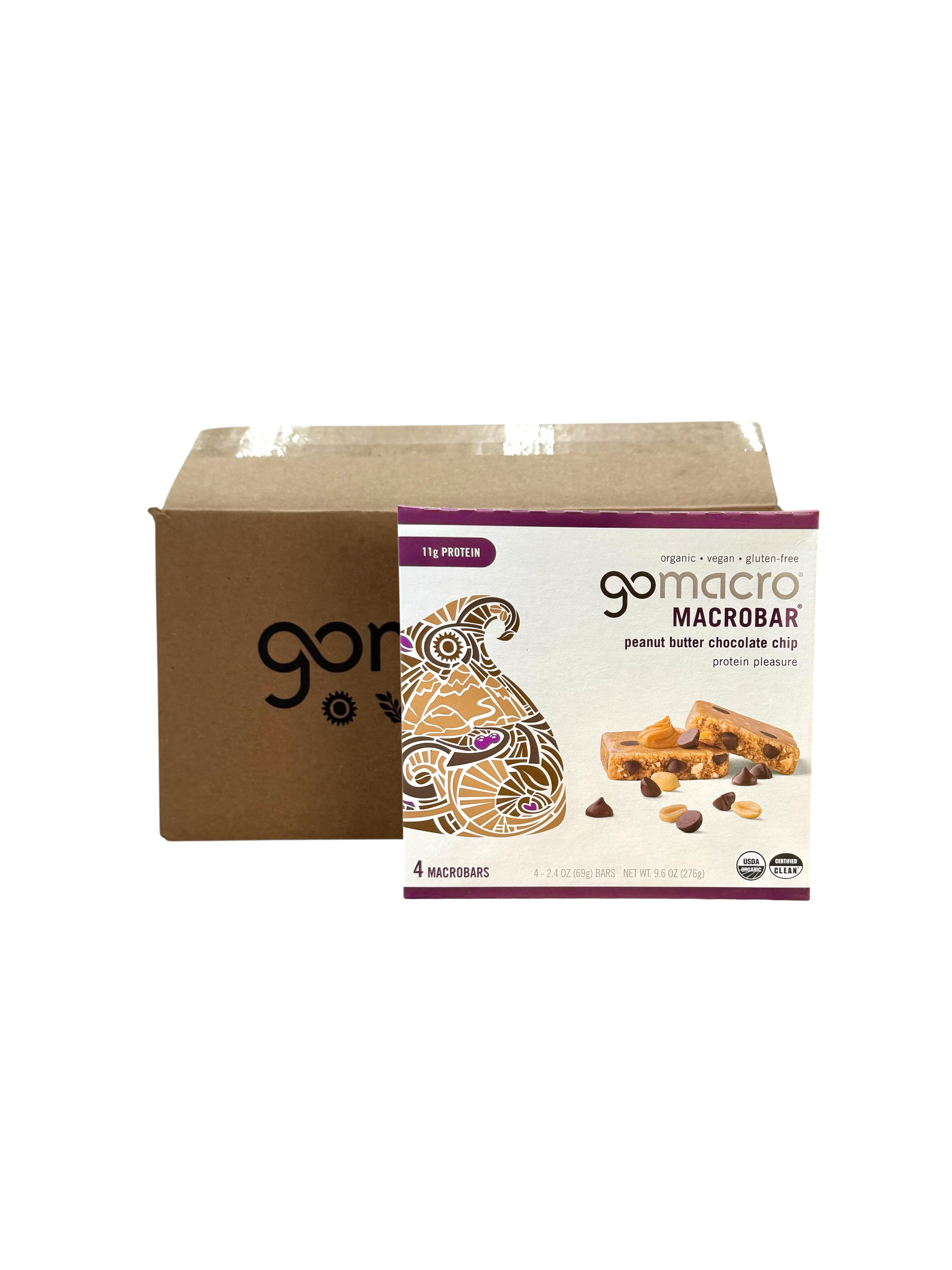 Protein Bars, Gluten Free, GoMacro Brand - Case of 28 Bars