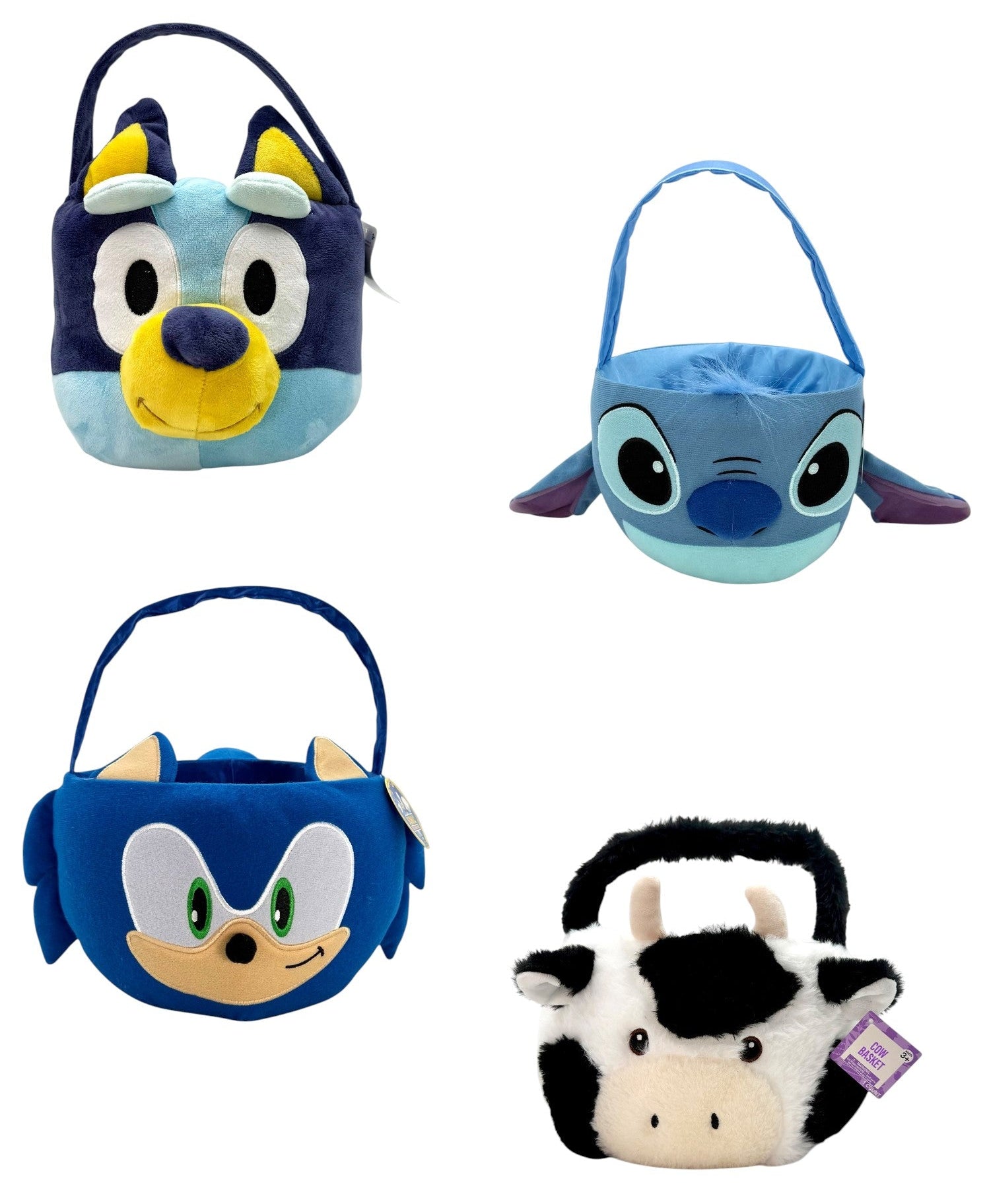 Plush Character or Animal Basket