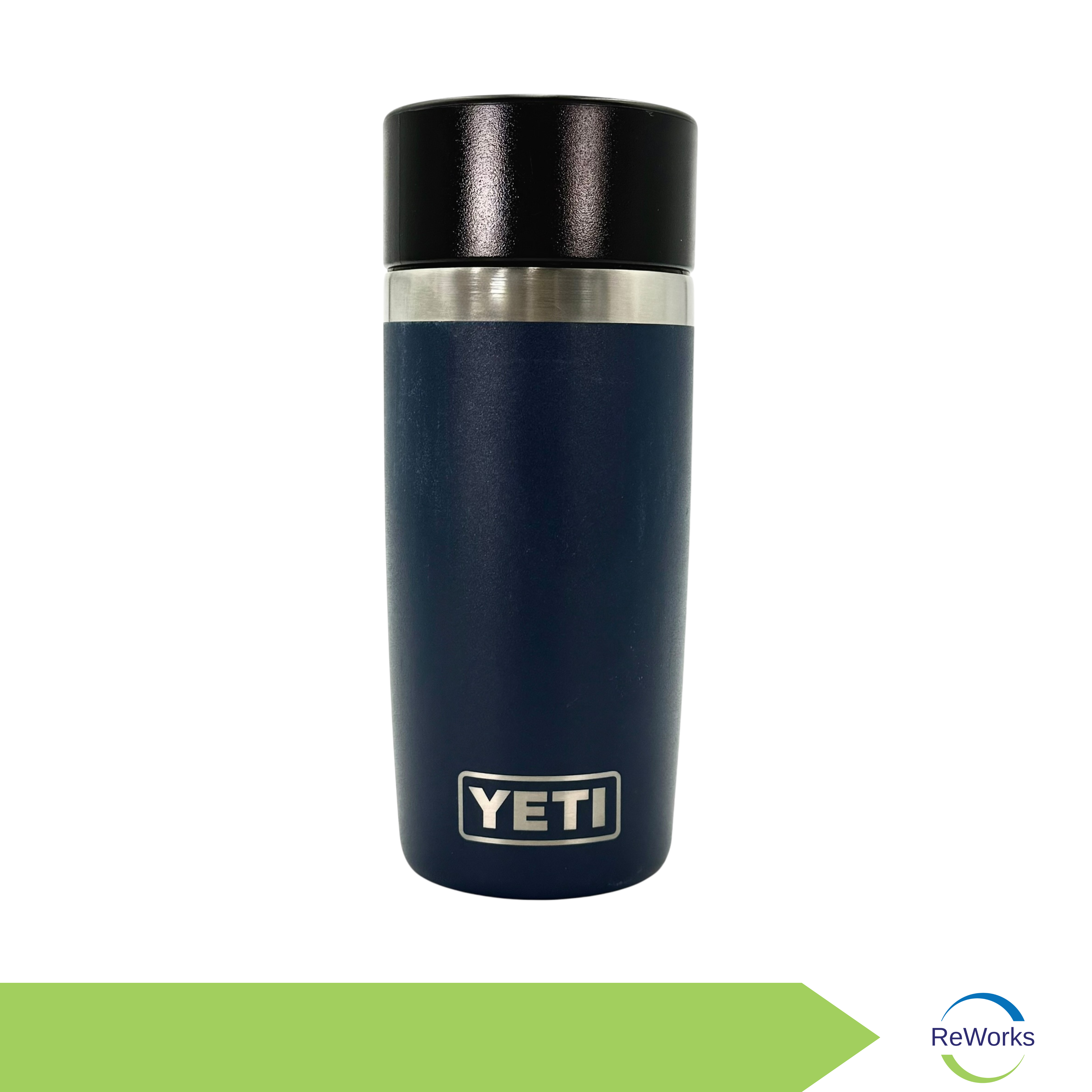 12 oz. Yeti Rambler Travel Bottle, Navy - Dynatrace Branded