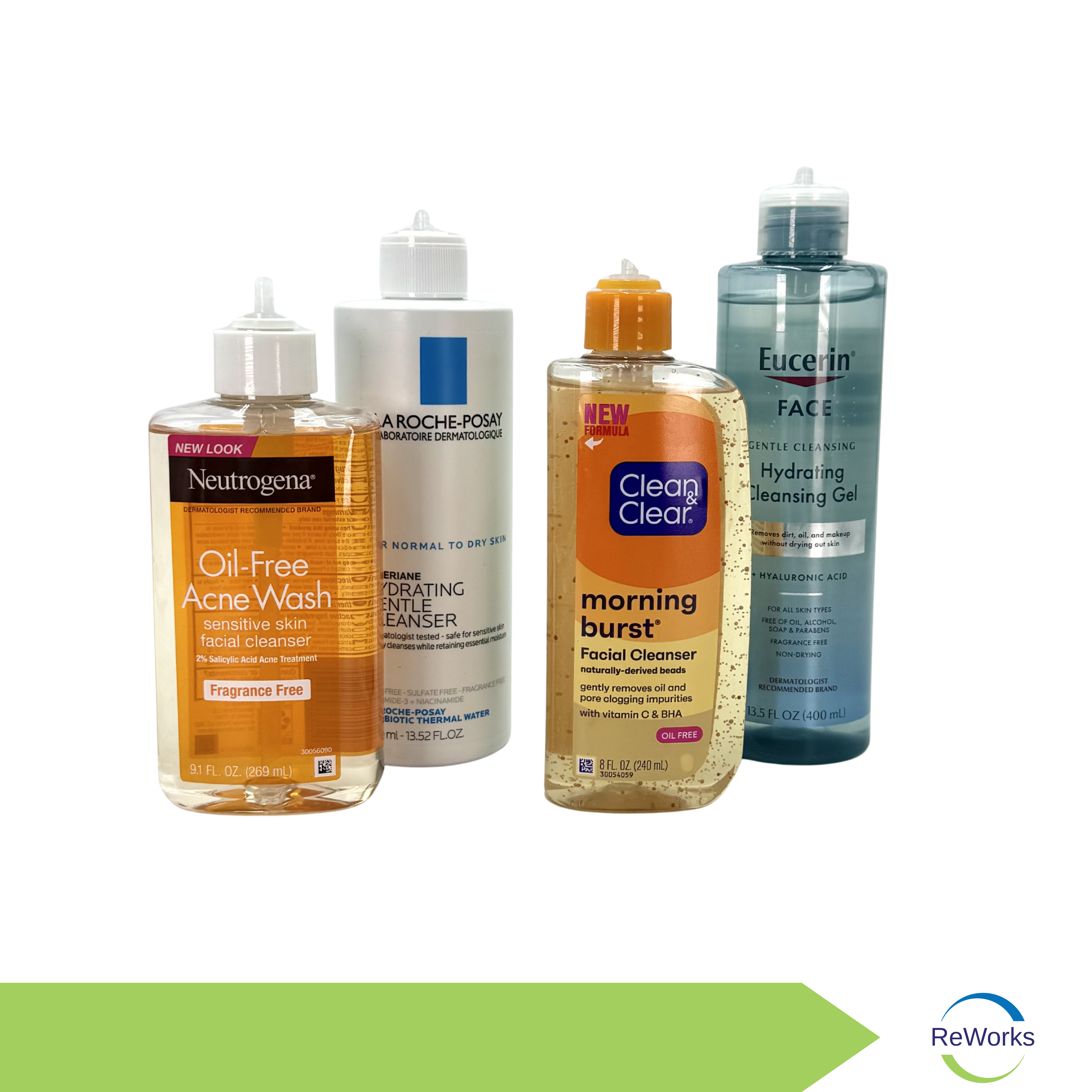 ReWorks - Face Wash, Lotion, and Assorted Face Care Products