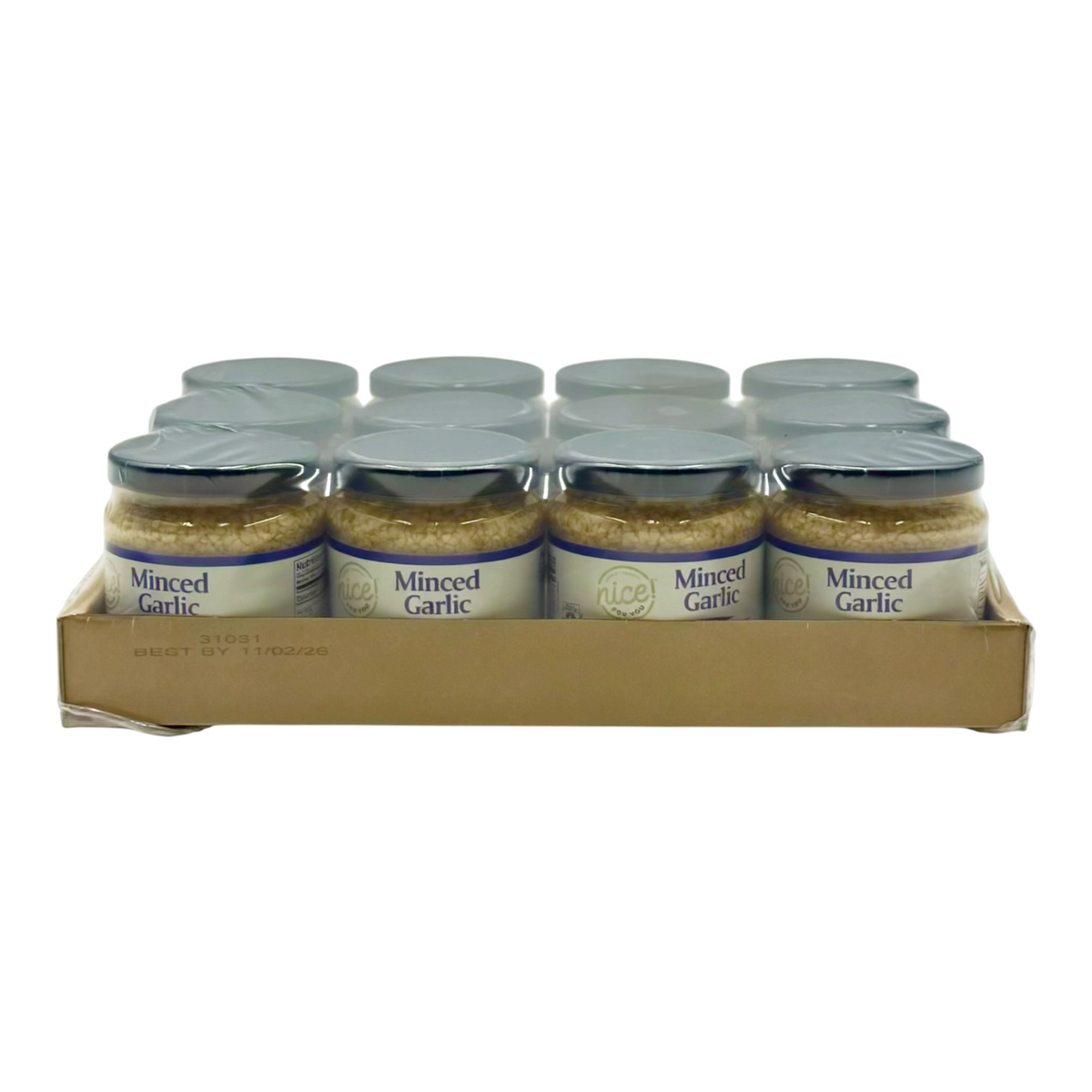 Minced Garlic, 8 oz. Jar - Case of 12 Jars