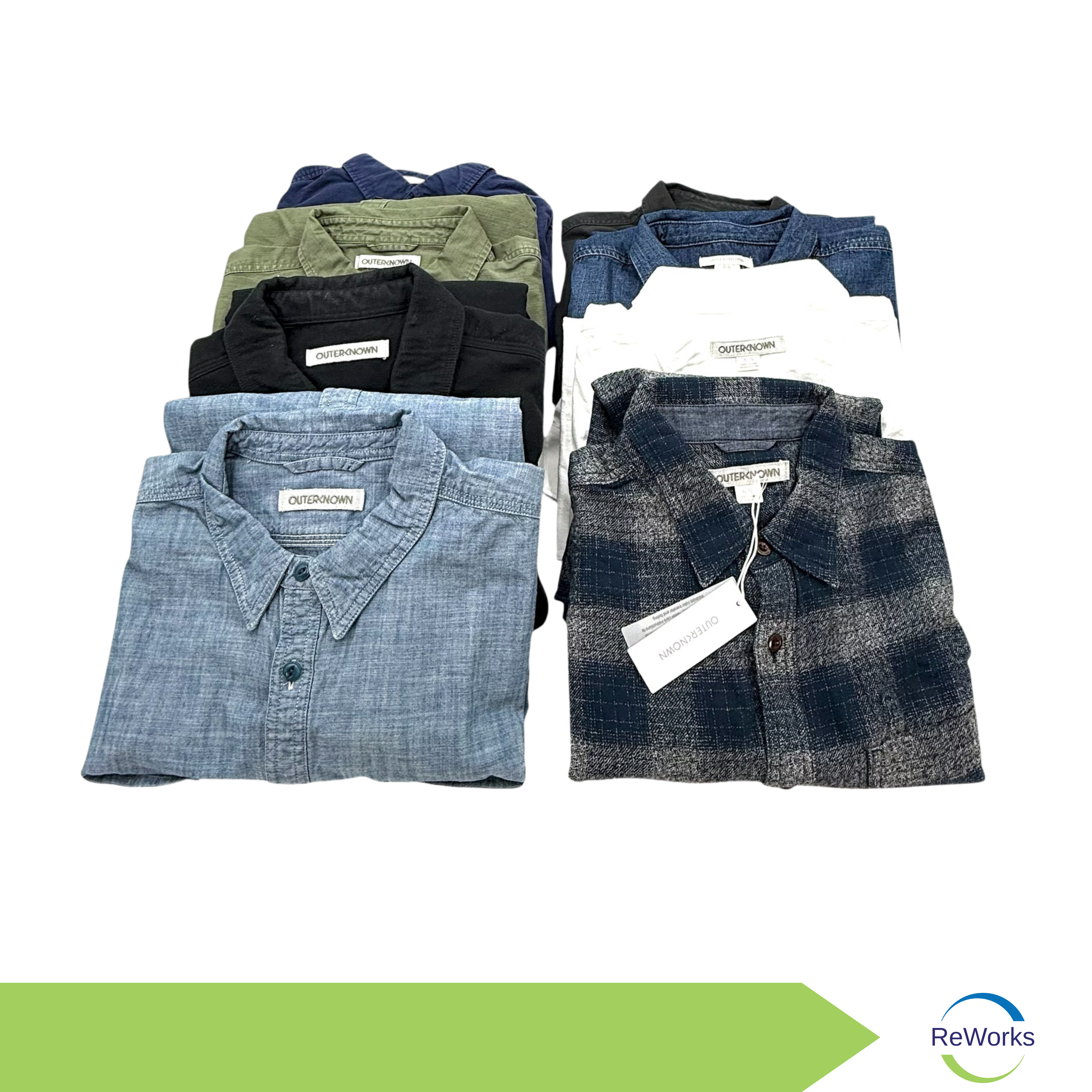 ReWorks - Button Down Shirts, Assorted Box - Outerknown Brand