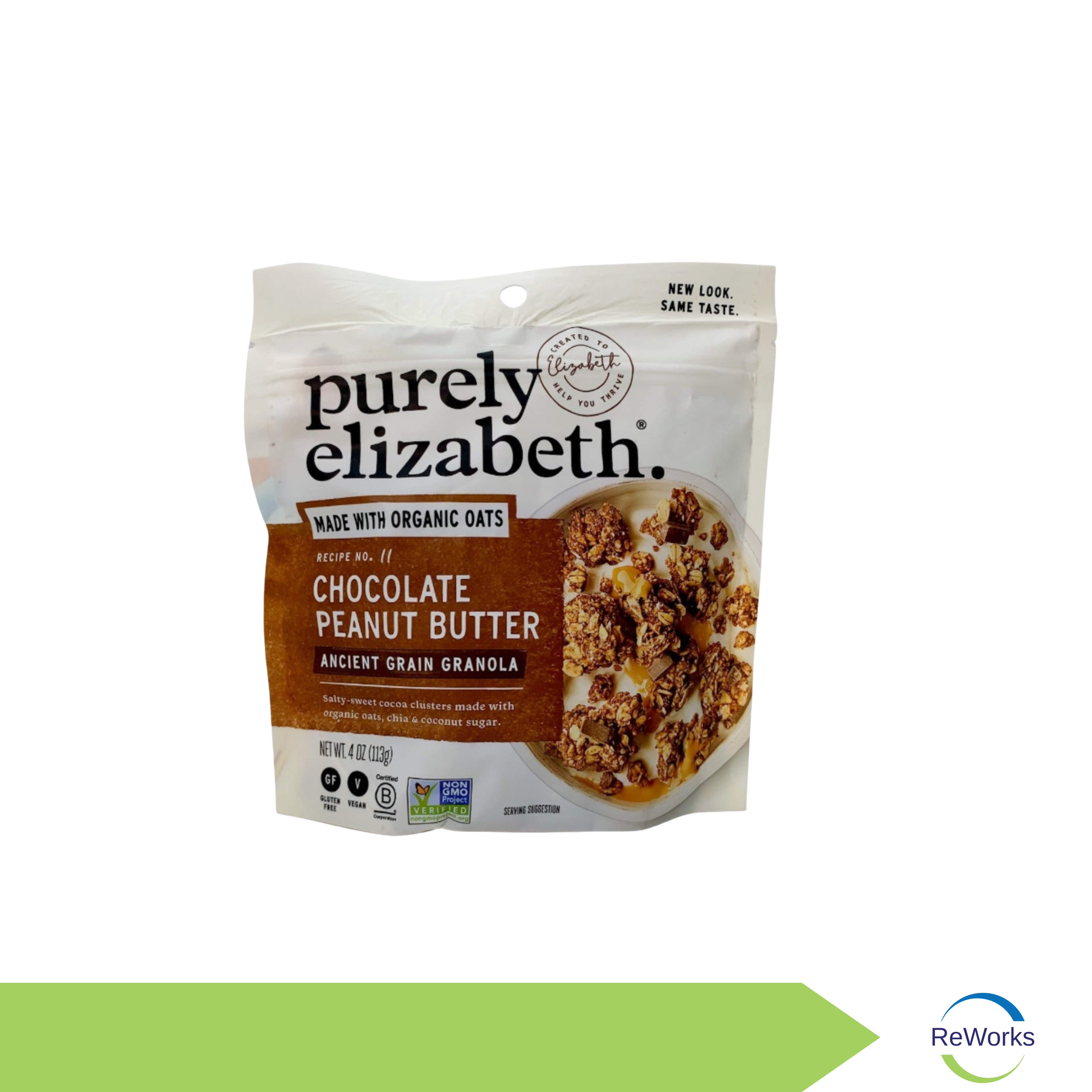 ReWorks - Chocolate Peanut Butter Granola, Purely Elizabeth