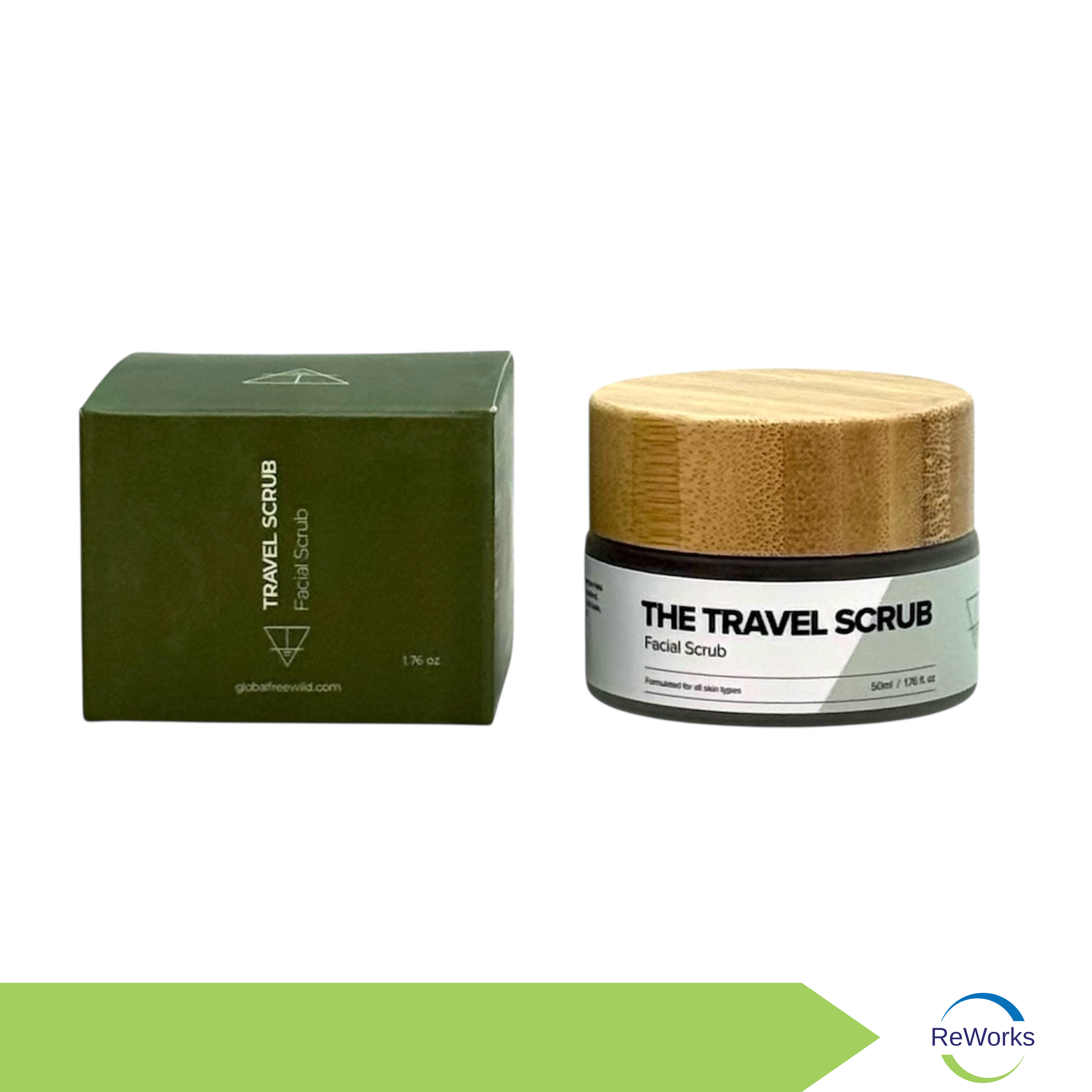 The Travel Scrub Facial Scrub, 1.76 oz. Jar, Case of 20 Jars