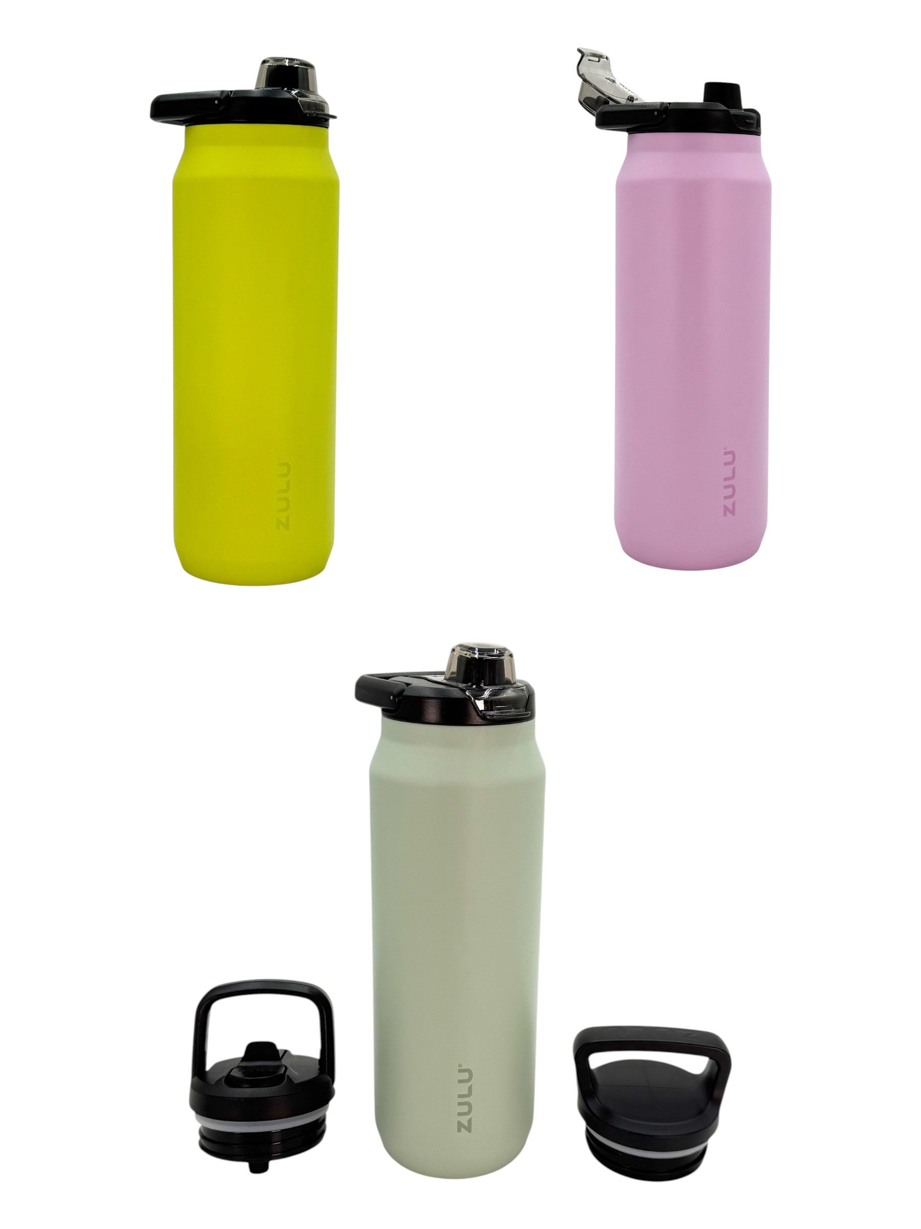 40 oz. Stainless Steel Water Bottle, Zulu Base - Case of 6