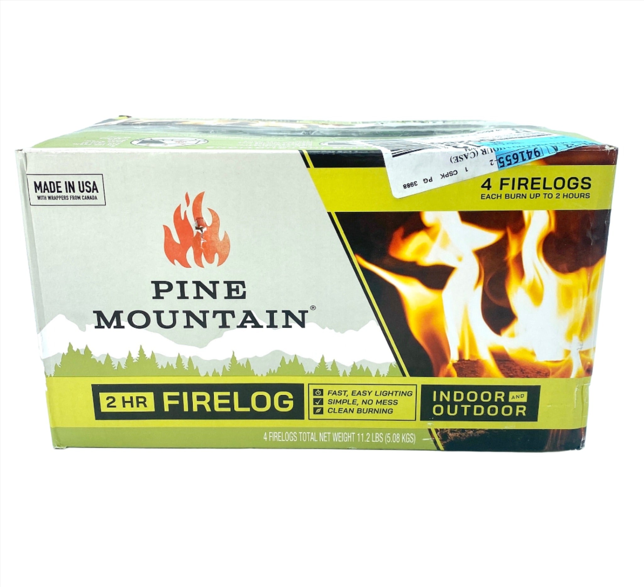 Fire Logs, Pine Mountain, Box of 4 Logs