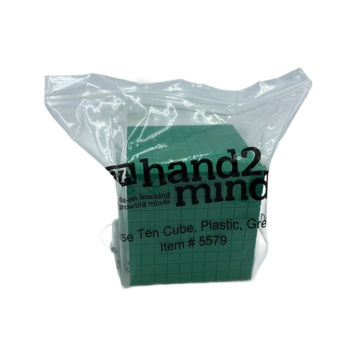 Base Ten Plastic Cube. Hand2Mind Brand, Case of 24 Cubes