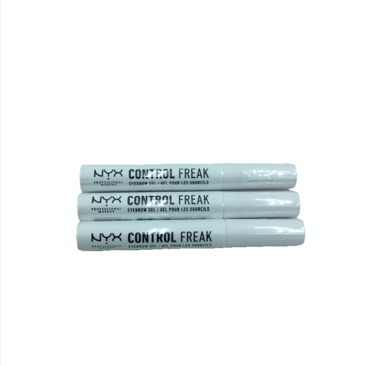 Eyebrow Gel, Clear, NYX Control Freak- Case of 3