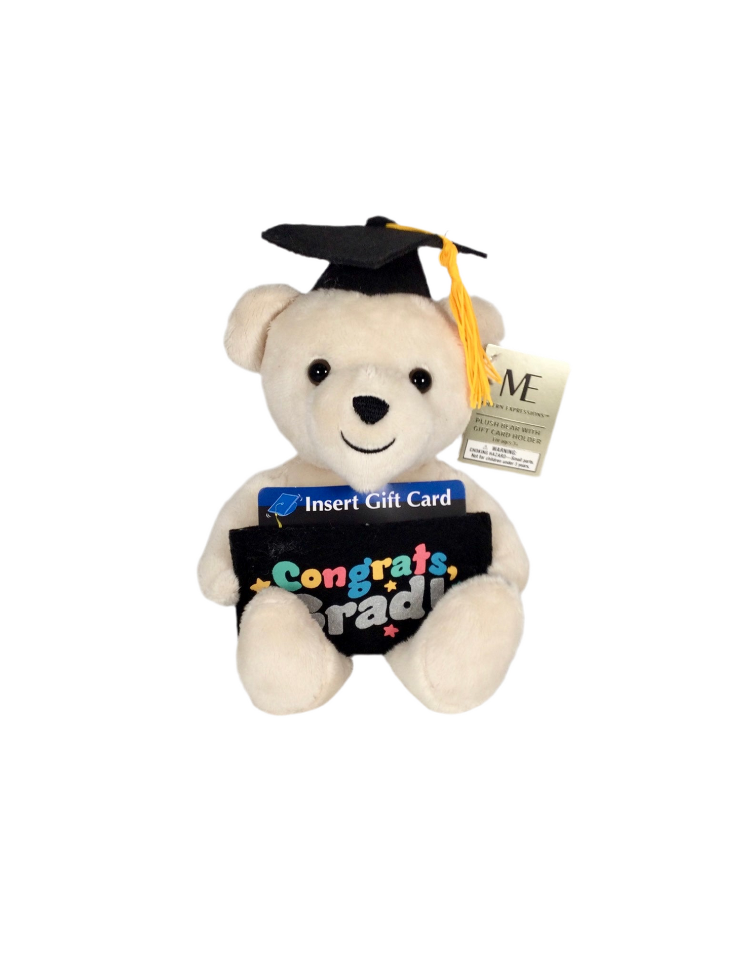 Mini Graduation Plush Bear with Gift Card Holder