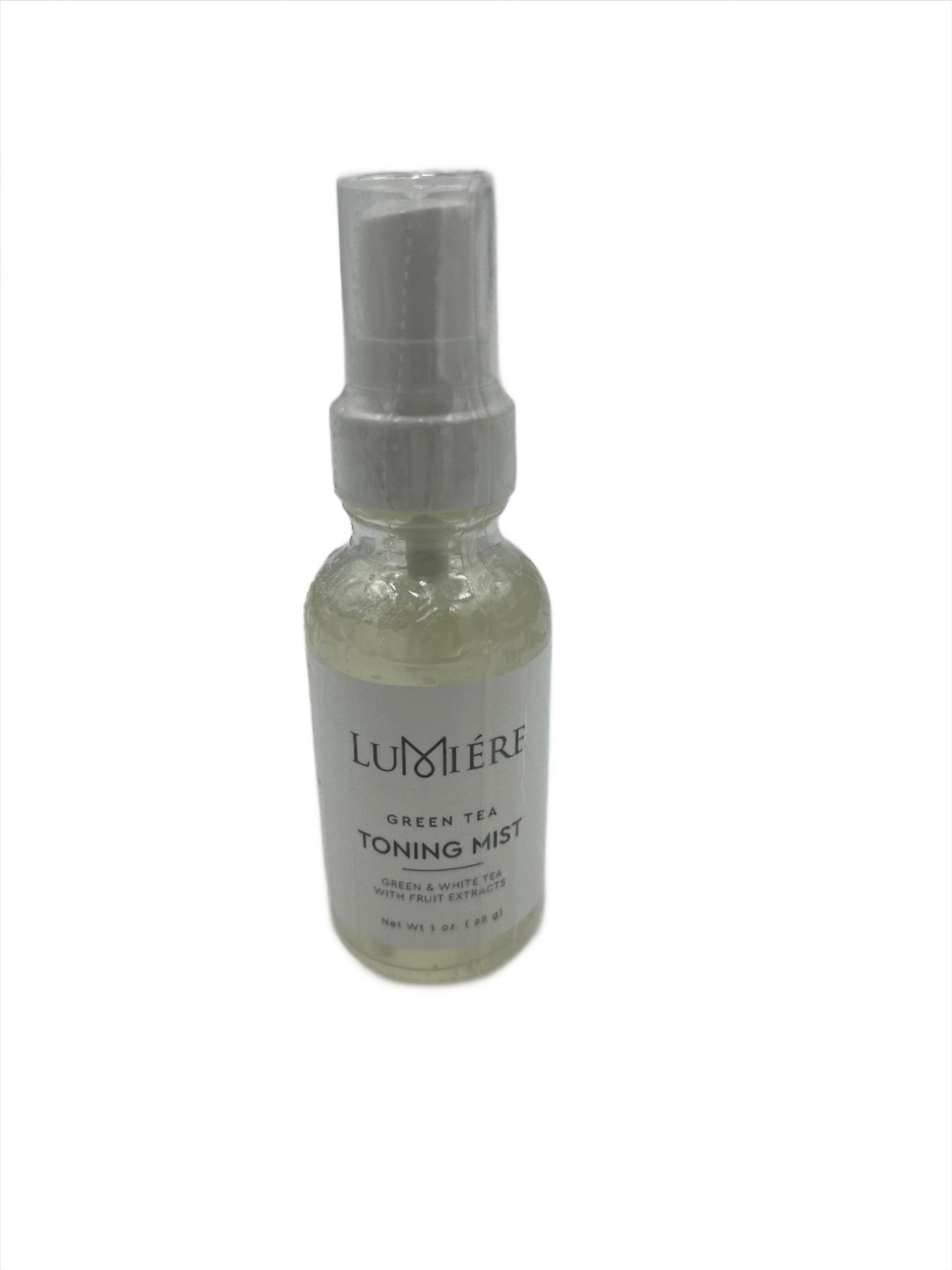 Face Toning Mist, Lumiere Brand, Green Tea, 1 oz pump bottle