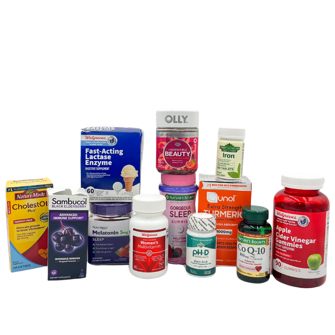 Vitamins and Supplements - Assorted Box